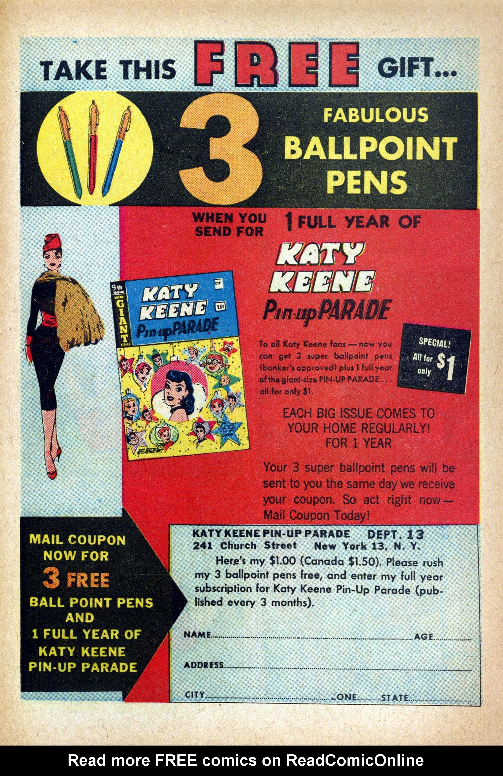 Read online Katy Keene (1949) comic -  Issue #56 - 19