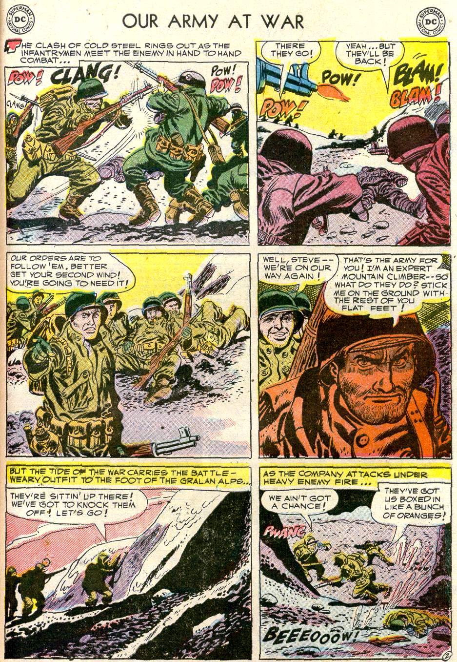 Read online Our Army at War (1952) comic -  Issue #7 - 29