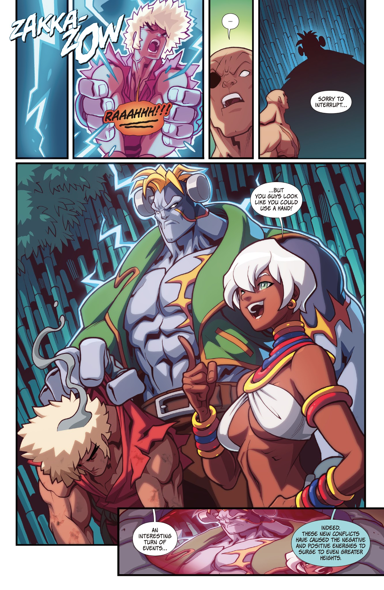 Read online Street Fighter VS Darkstalkers comic -  Issue #3 - 22