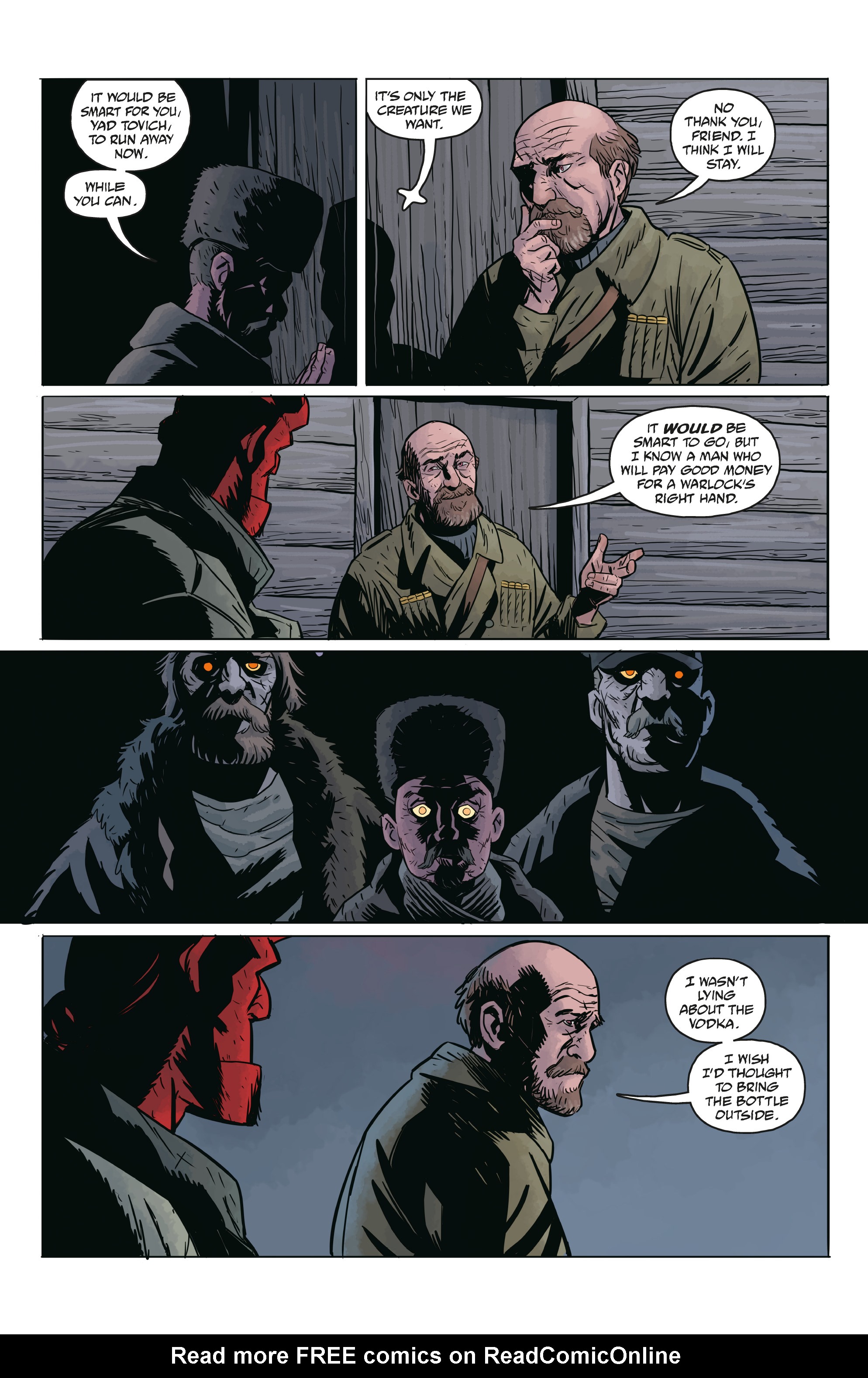 Read online Hellboy and the B.P.R.D.: Long Night at Goloski Station comic -  Issue # Full - 12