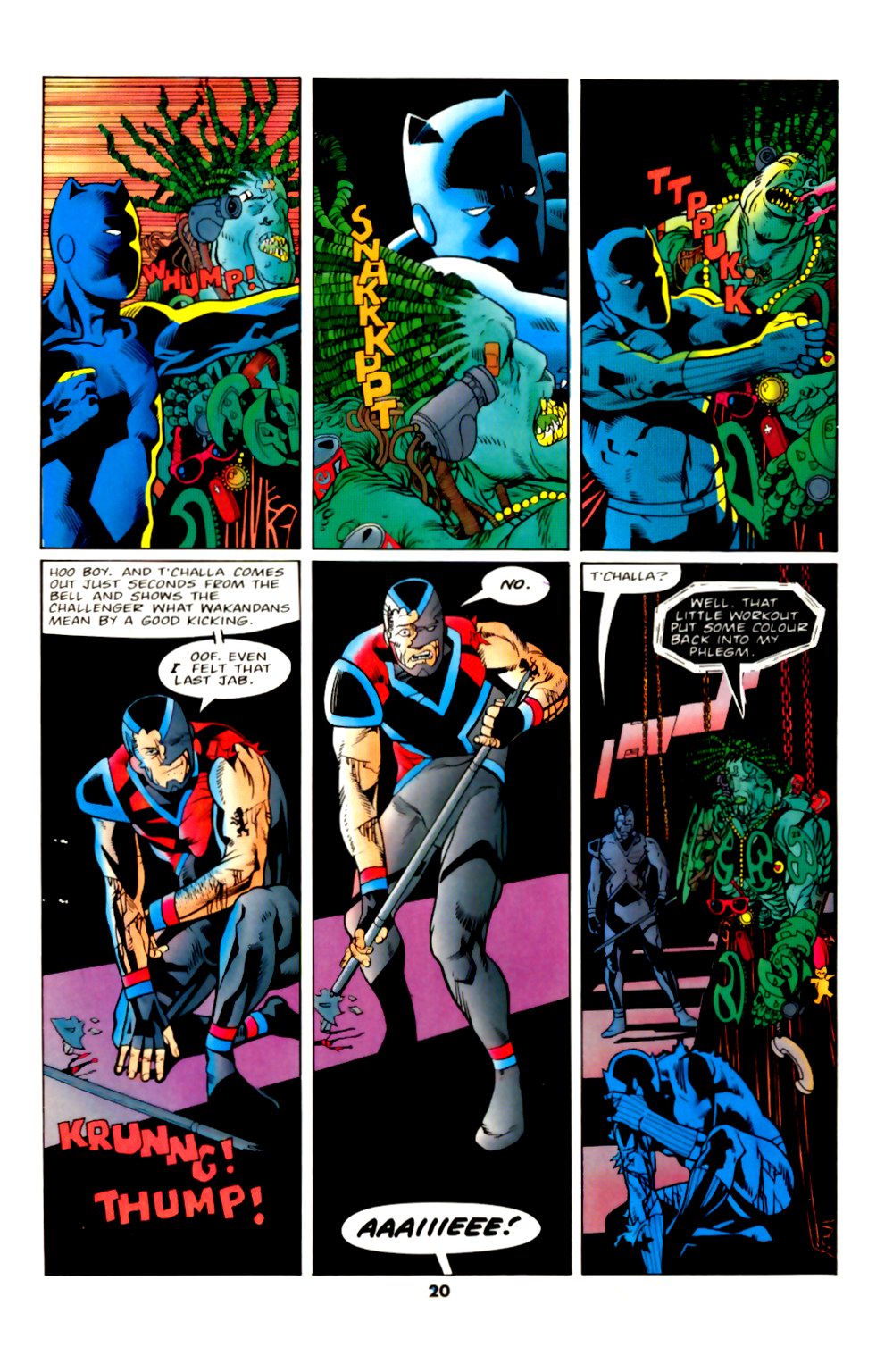 Read online The Knights of Pendragon comic -  Issue #16 - 20