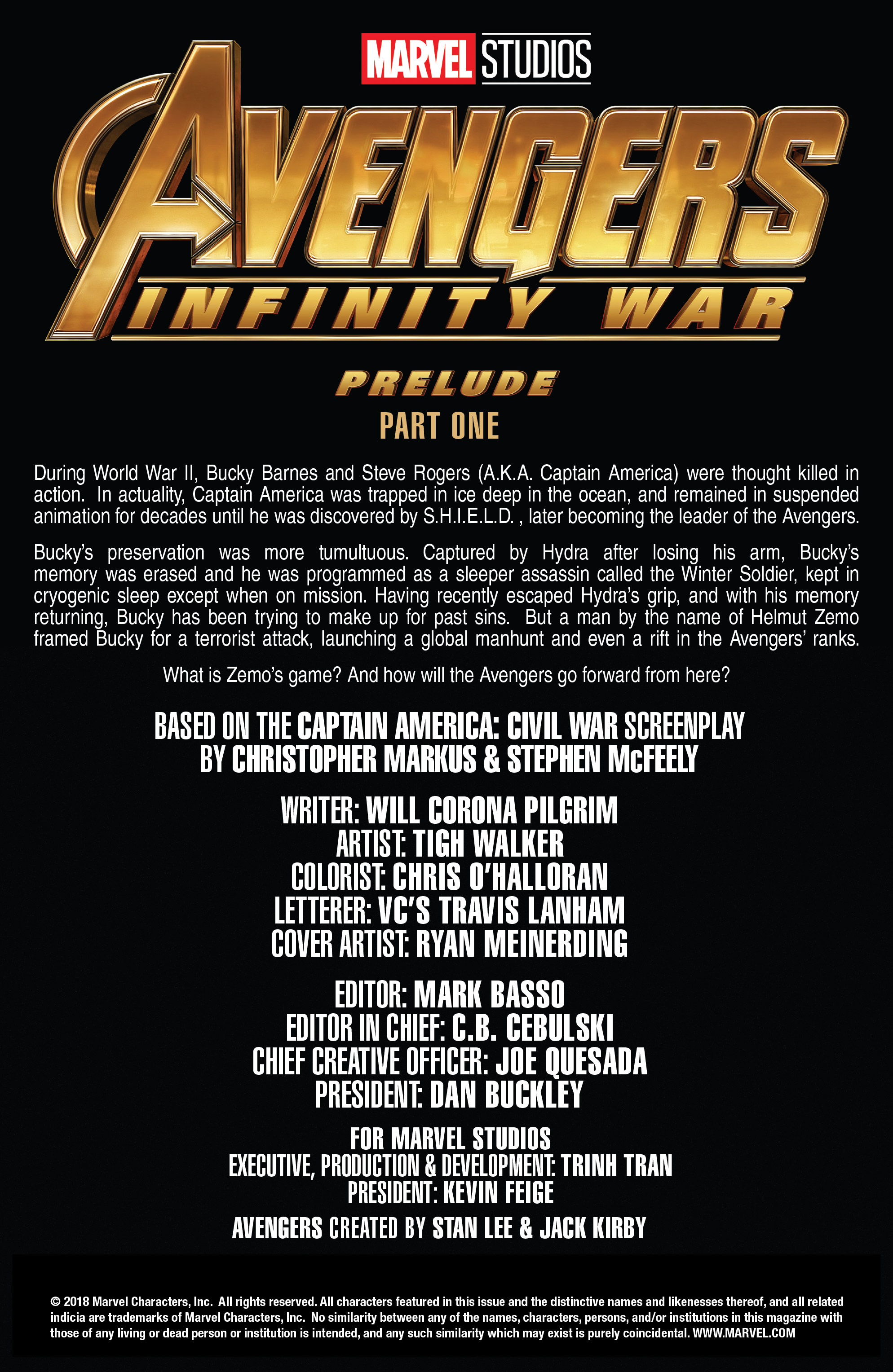 Avengers Infinity War Prelude Issue #1 #1 - English 2