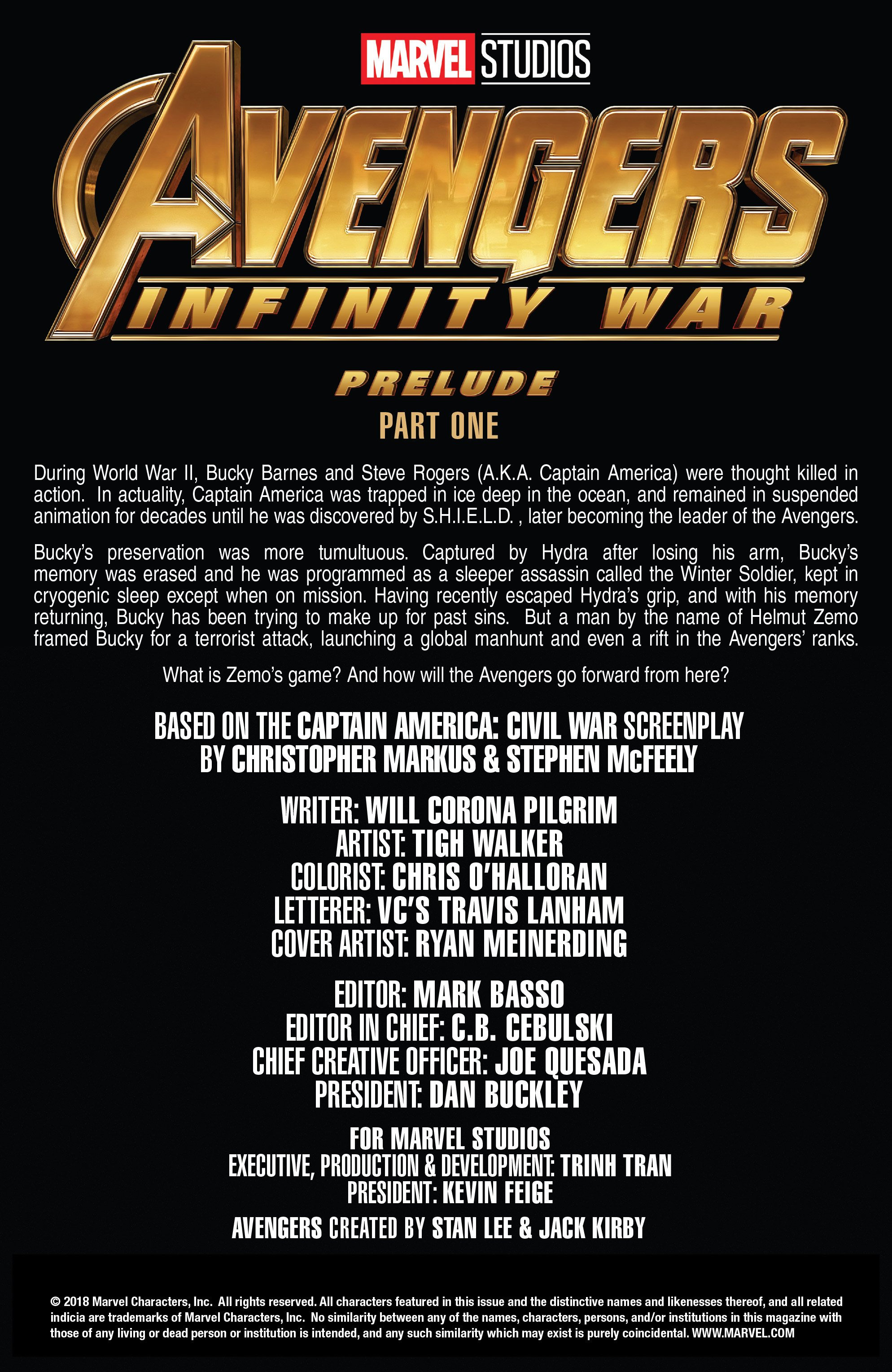 Read online Avengers Infinity War Prelude comic -  Issue #1 - 2