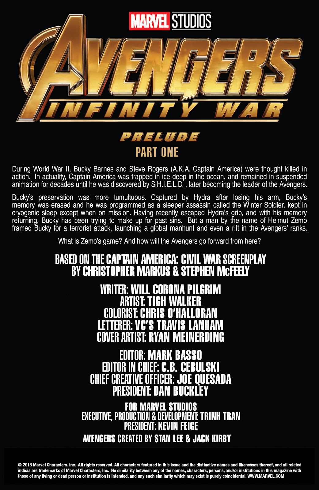 Avengers Infinity War Prelude issue 1 - Page 2