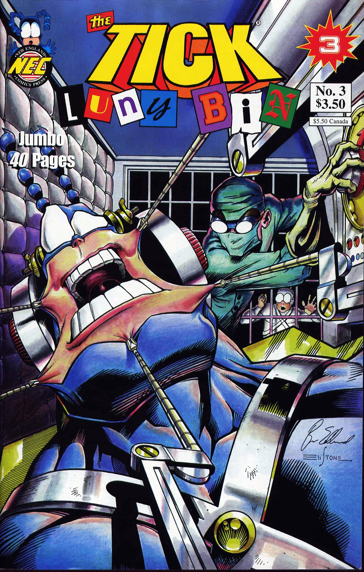 Read online The Tick: The Luny Bin Trilogy comic -  Issue #3 - 1