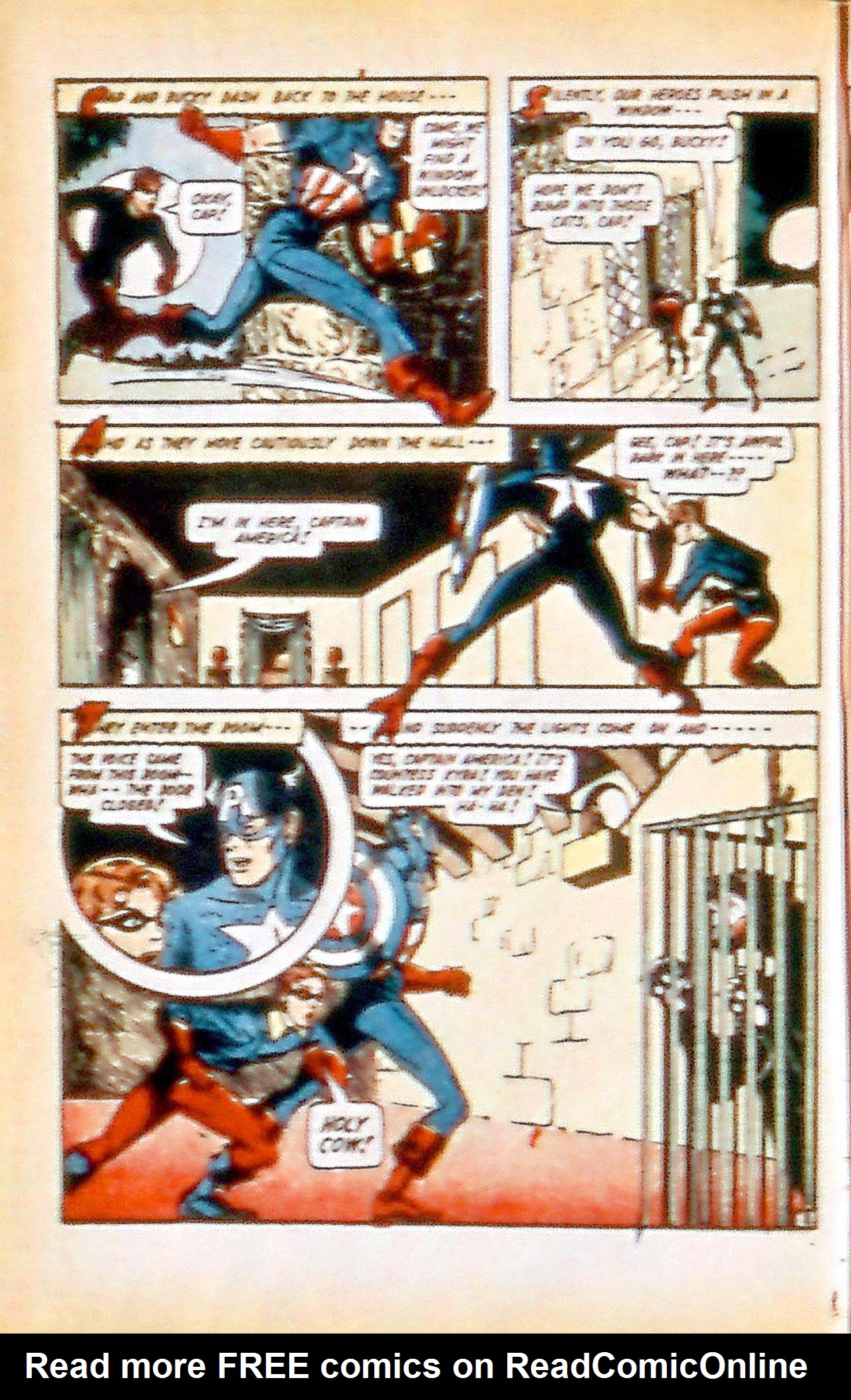 Read online Captain America Comics comic -  Issue #36 - 36