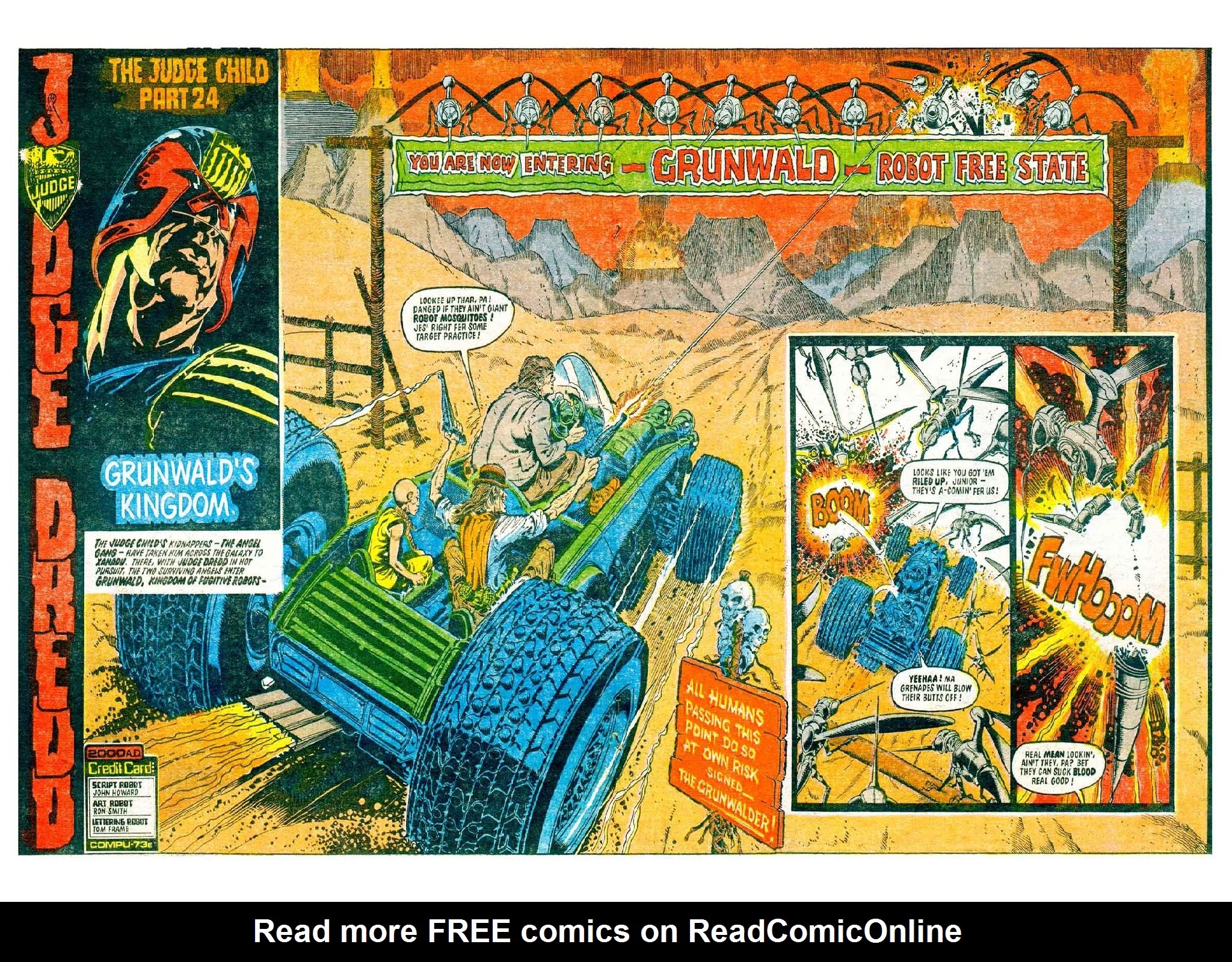 Read online Judge Dredd Epics comic -  Issue # TPB The Judge Child Quest - 122