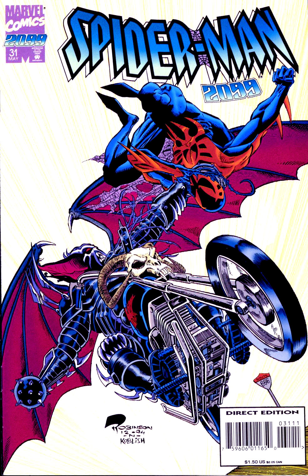 Read online Spider-Man 2099 (1992) comic -  Issue #31 - 1