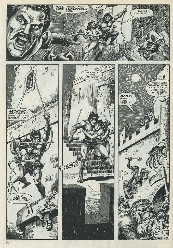 Read online The Savage Sword Of Conan comic -  Issue #134 - 50