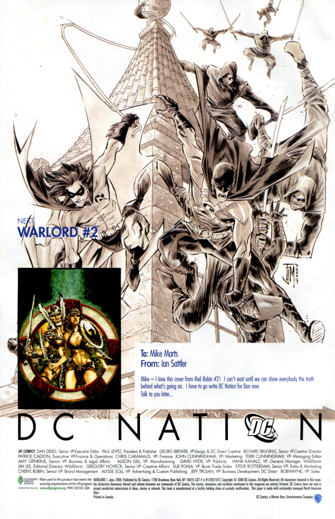 Read online Warlord (2009) comic -  Issue #1 - 27