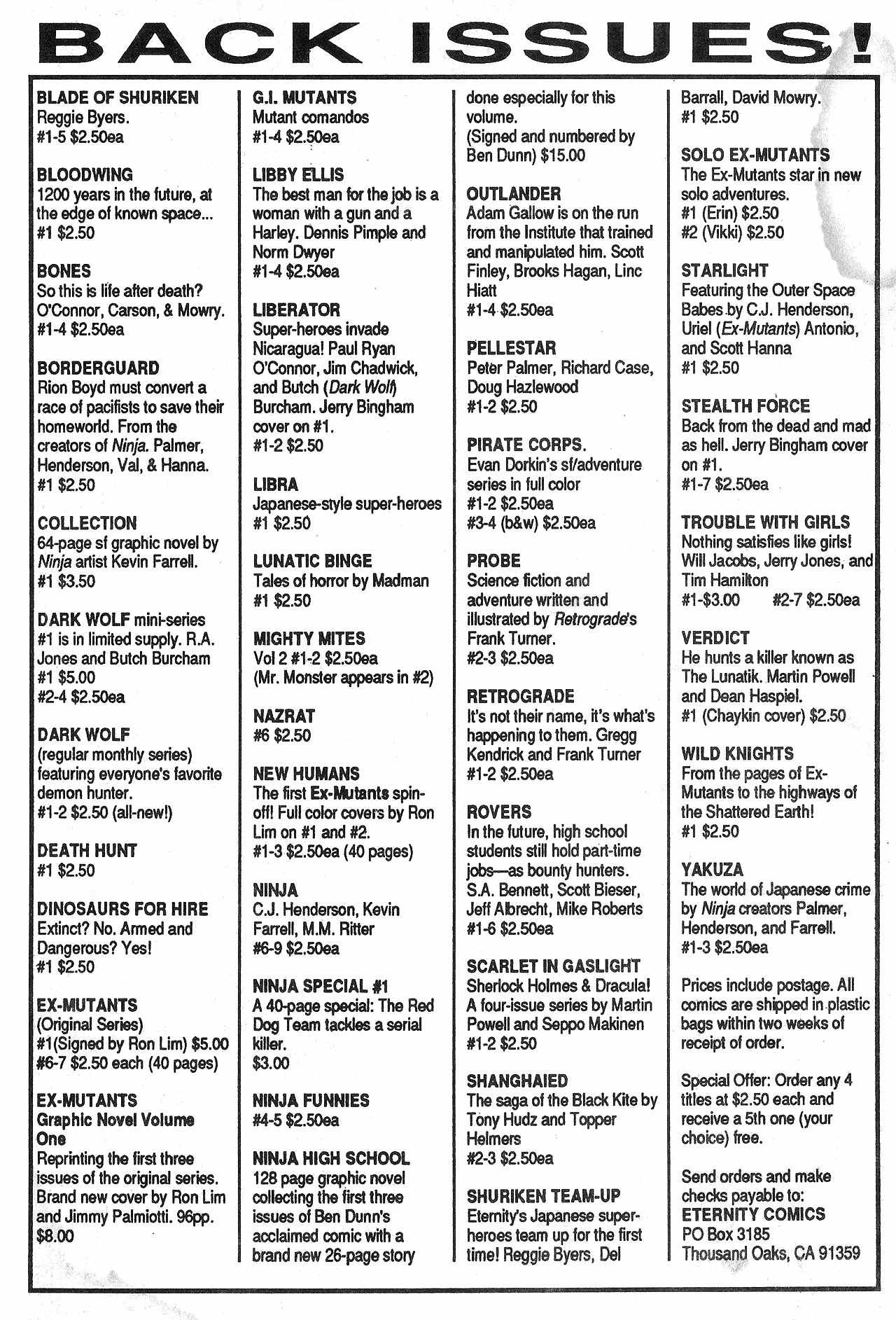 Read online Dinosaurs For Hire (1988) comic -  Issue #1 - 31