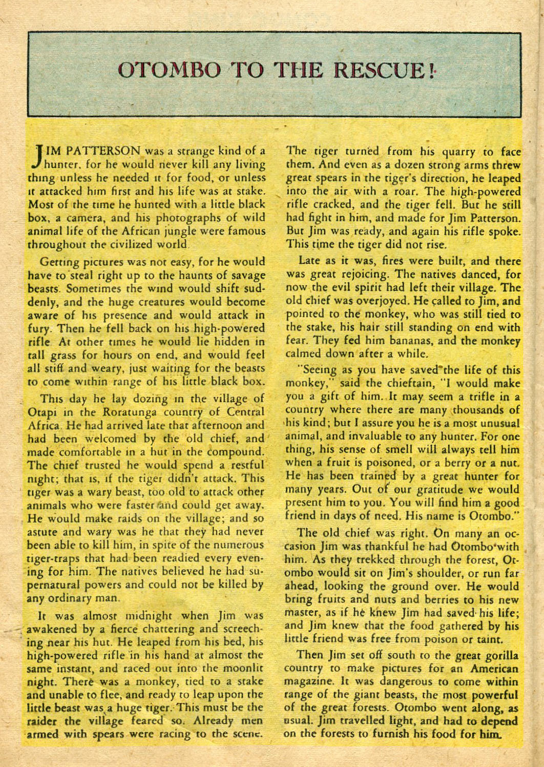 Read online Jungle Jo (1950) comic -  Issue # Full - 20
