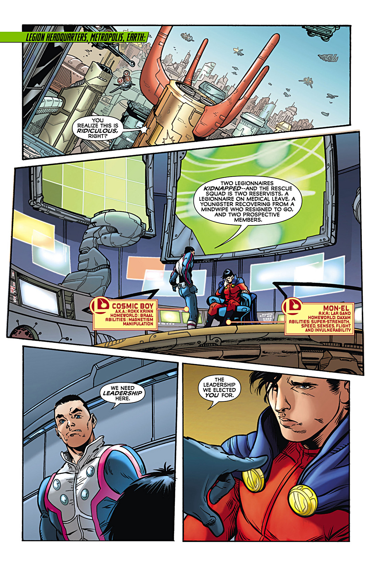 Read online Legion of Super-Heroes (2011) comic -  Issue #11 - 12