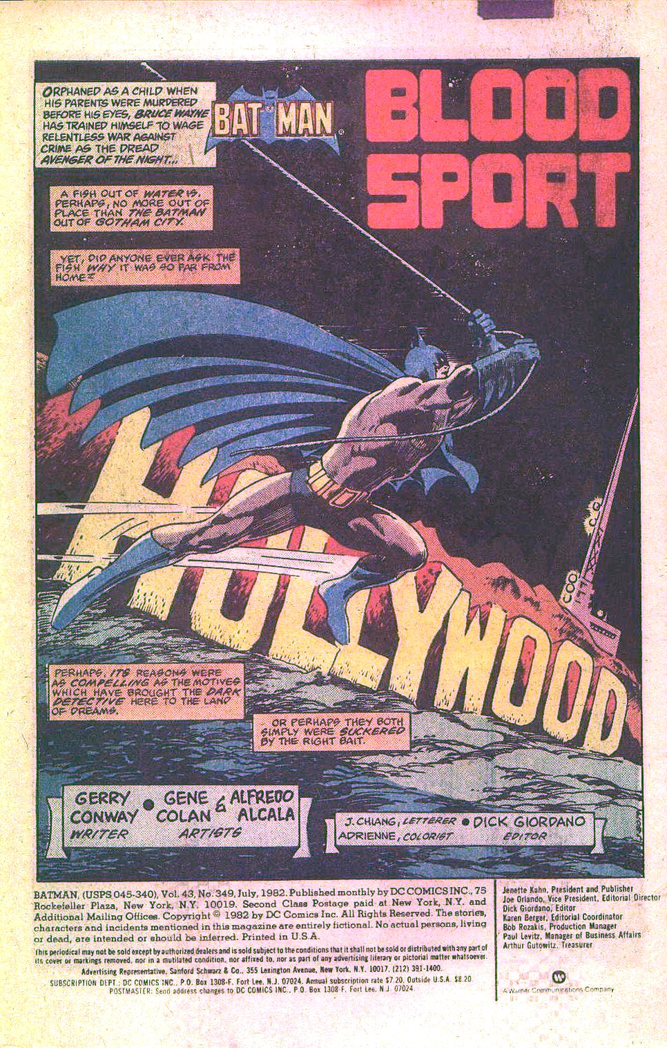 Read online Batman (1940) comic -  Issue #349 - 3