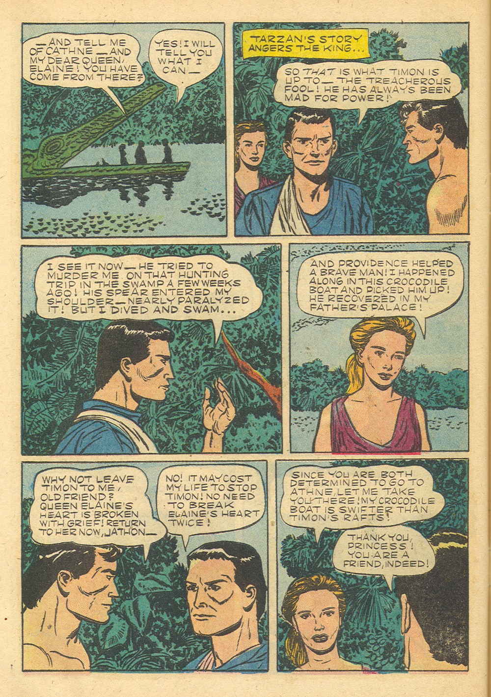 Read online Tarzan (1948) comic -  Issue #45 - 36