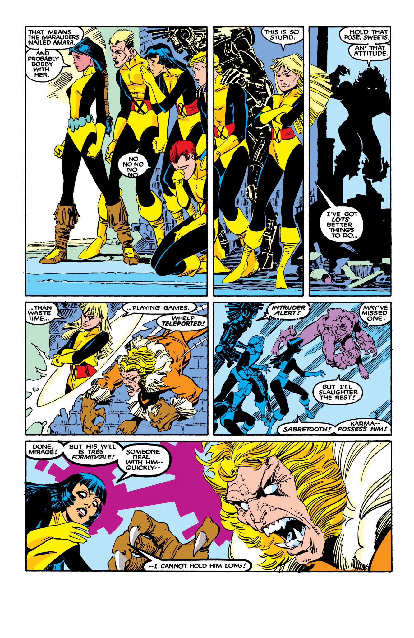 Read online New Mutants Classic comic -  Issue # TPB 7 - 161