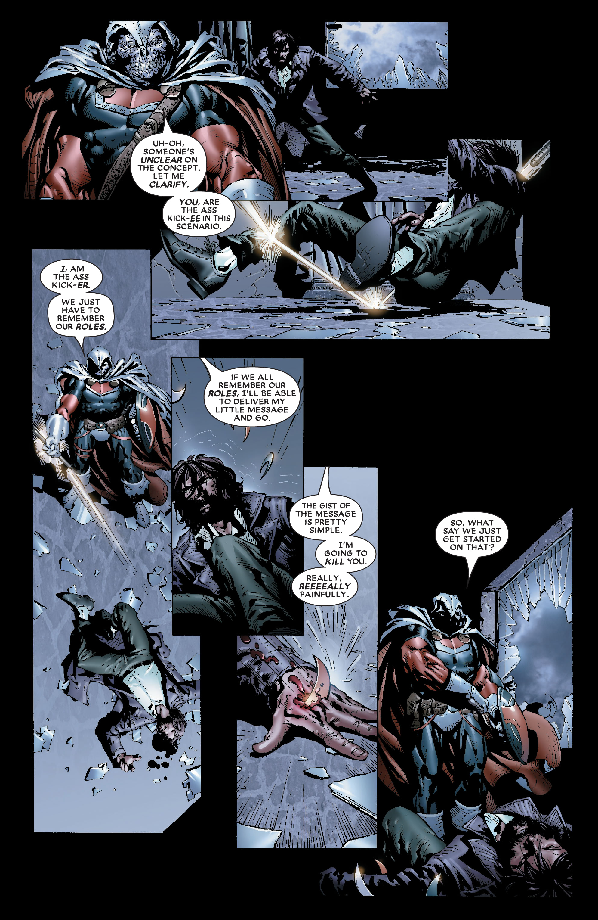 Read online Moon Knight by Huston, Benson & Hurwitz Omnibus comic -  Issue # TPB (Part 1) - 95