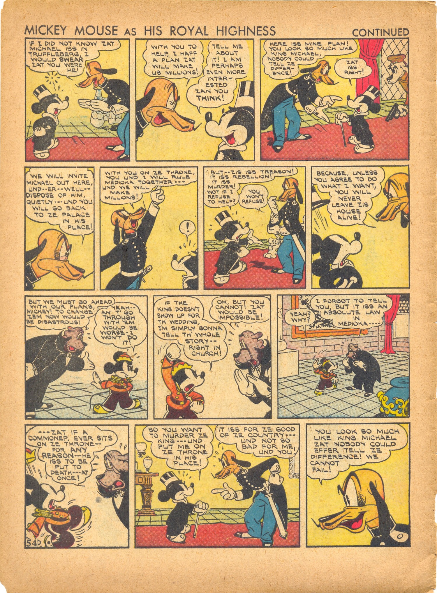 Read online Walt Disney's Comics and Stories comic -  Issue #7 - 56