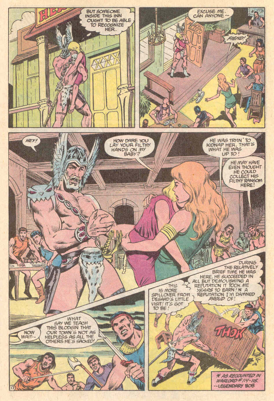 Read online Warlord (1976) comic -  Issue #118 - 17