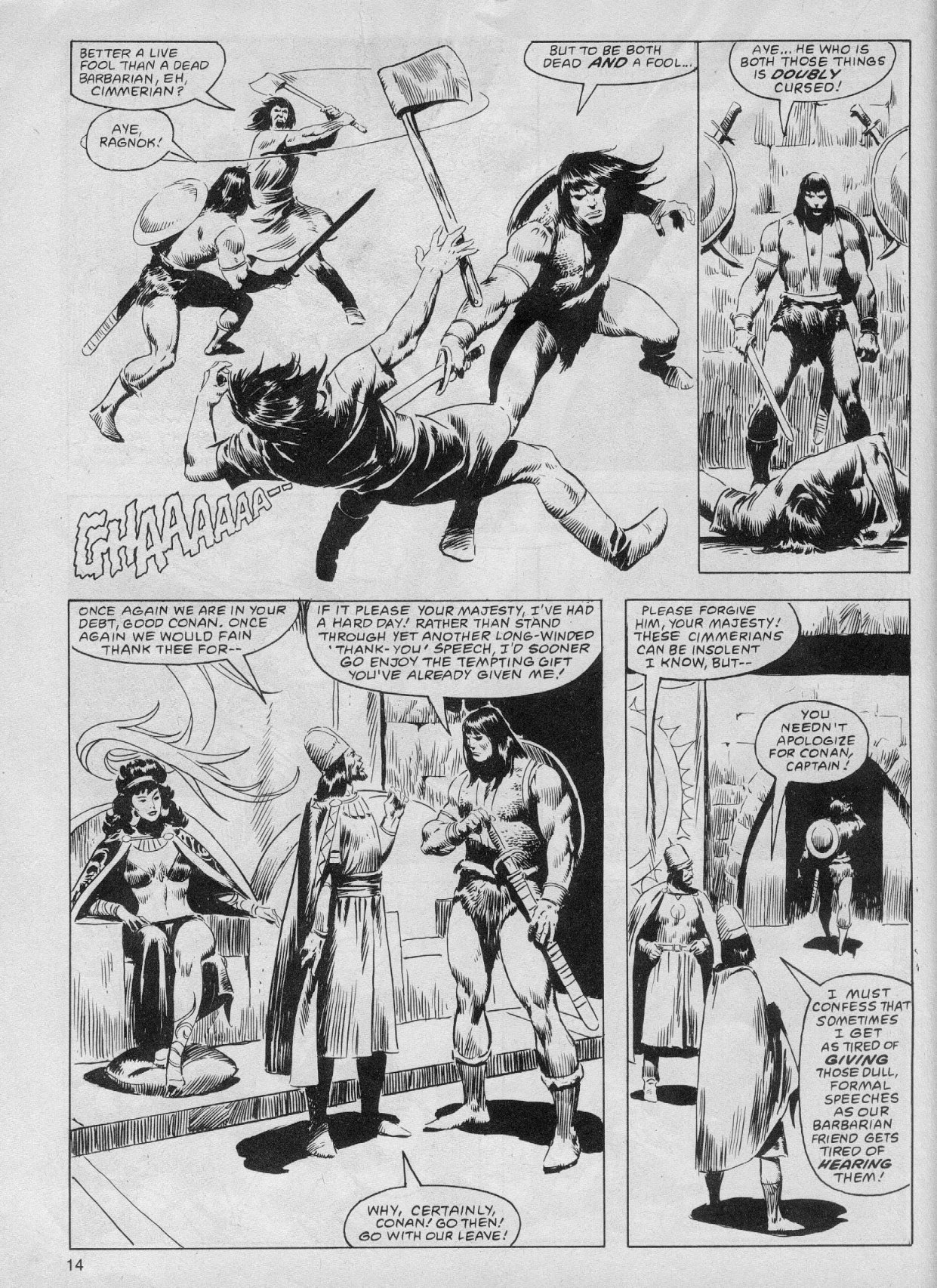 Read online The Savage Sword Of Conan comic -  Issue #61 - 14