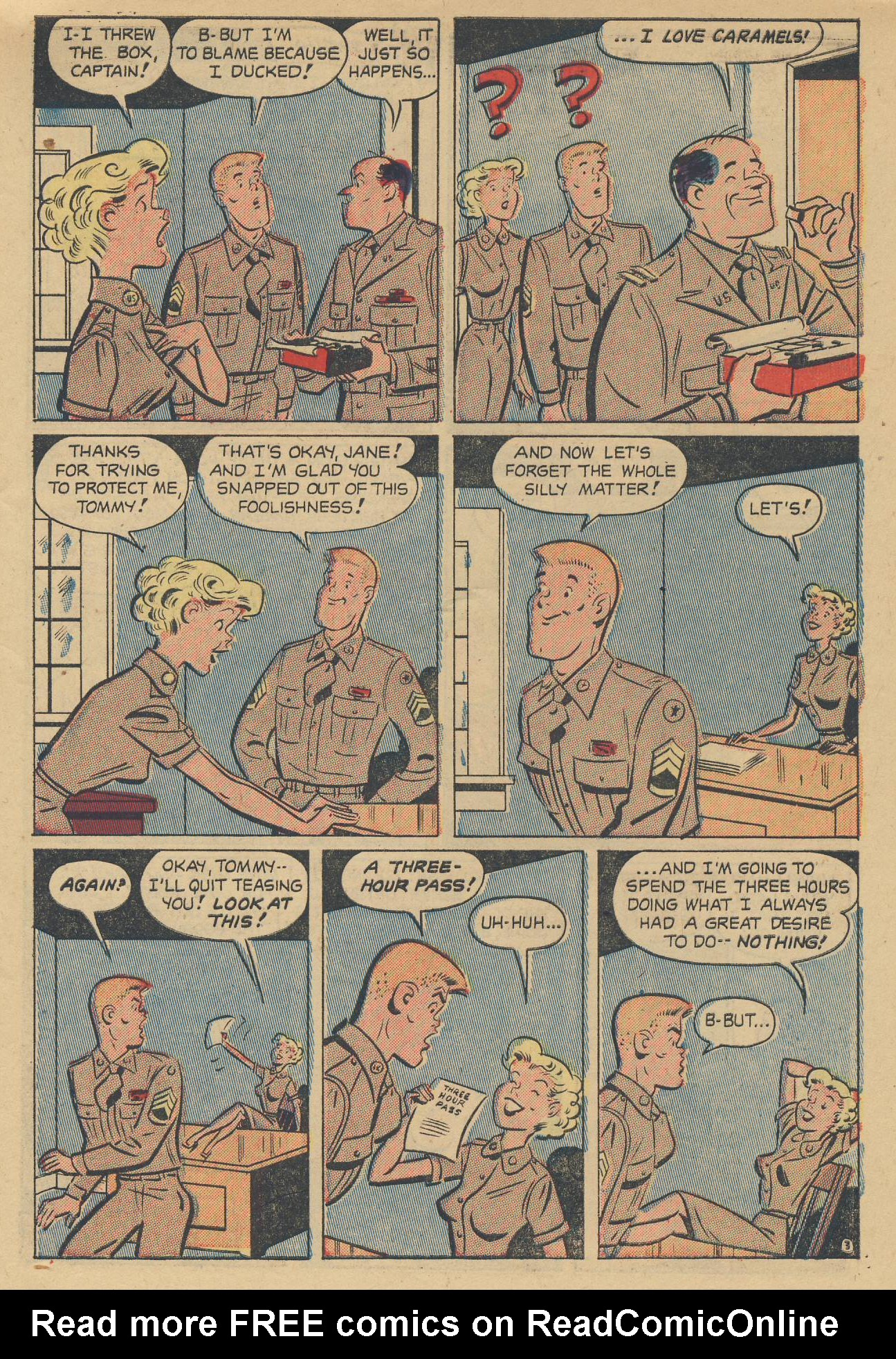 Read online G. I. Jane (1953) comic -  Issue #6 - 31