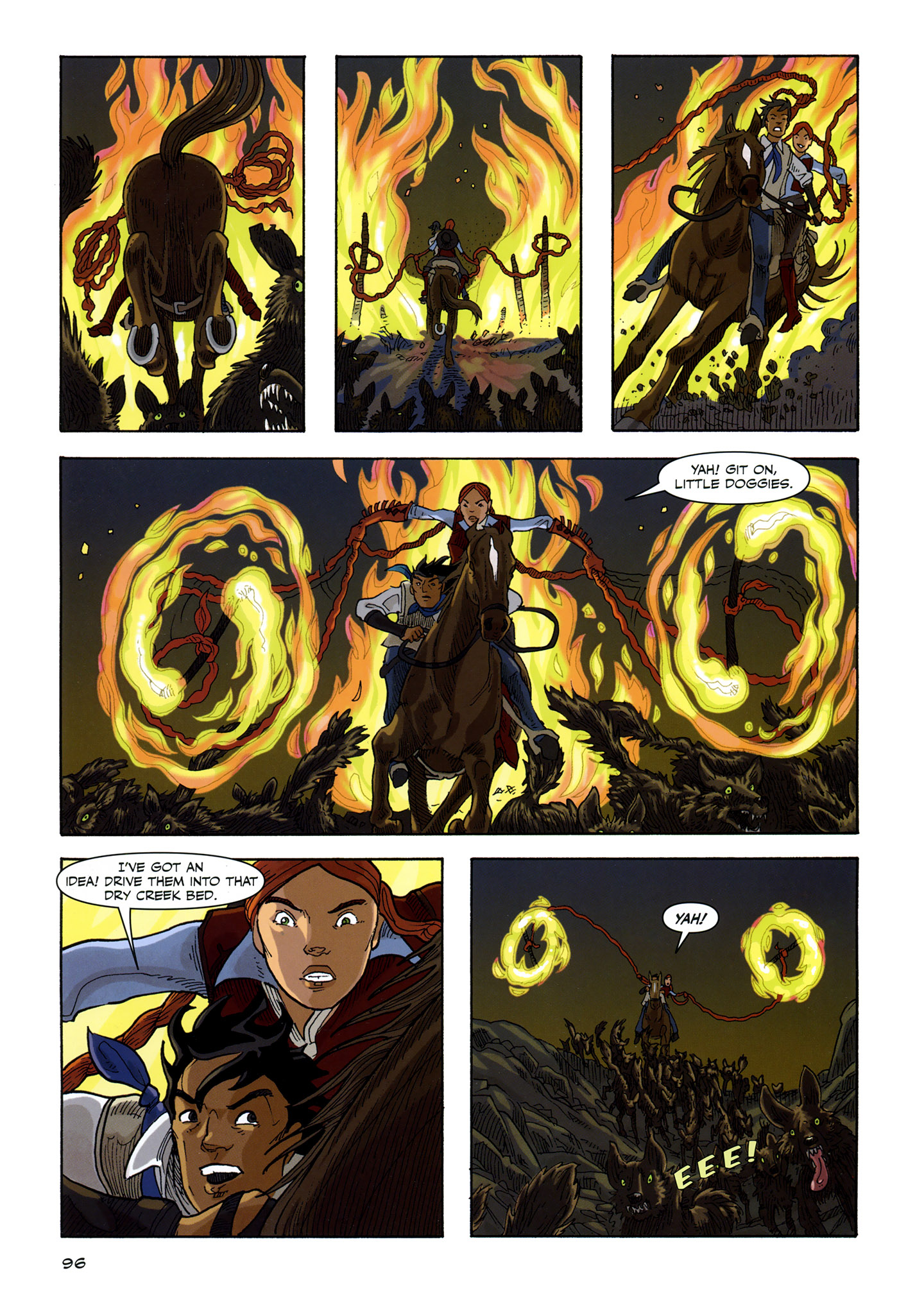Read online Rapunzel's Revenge comic -  Issue # TPB - 98