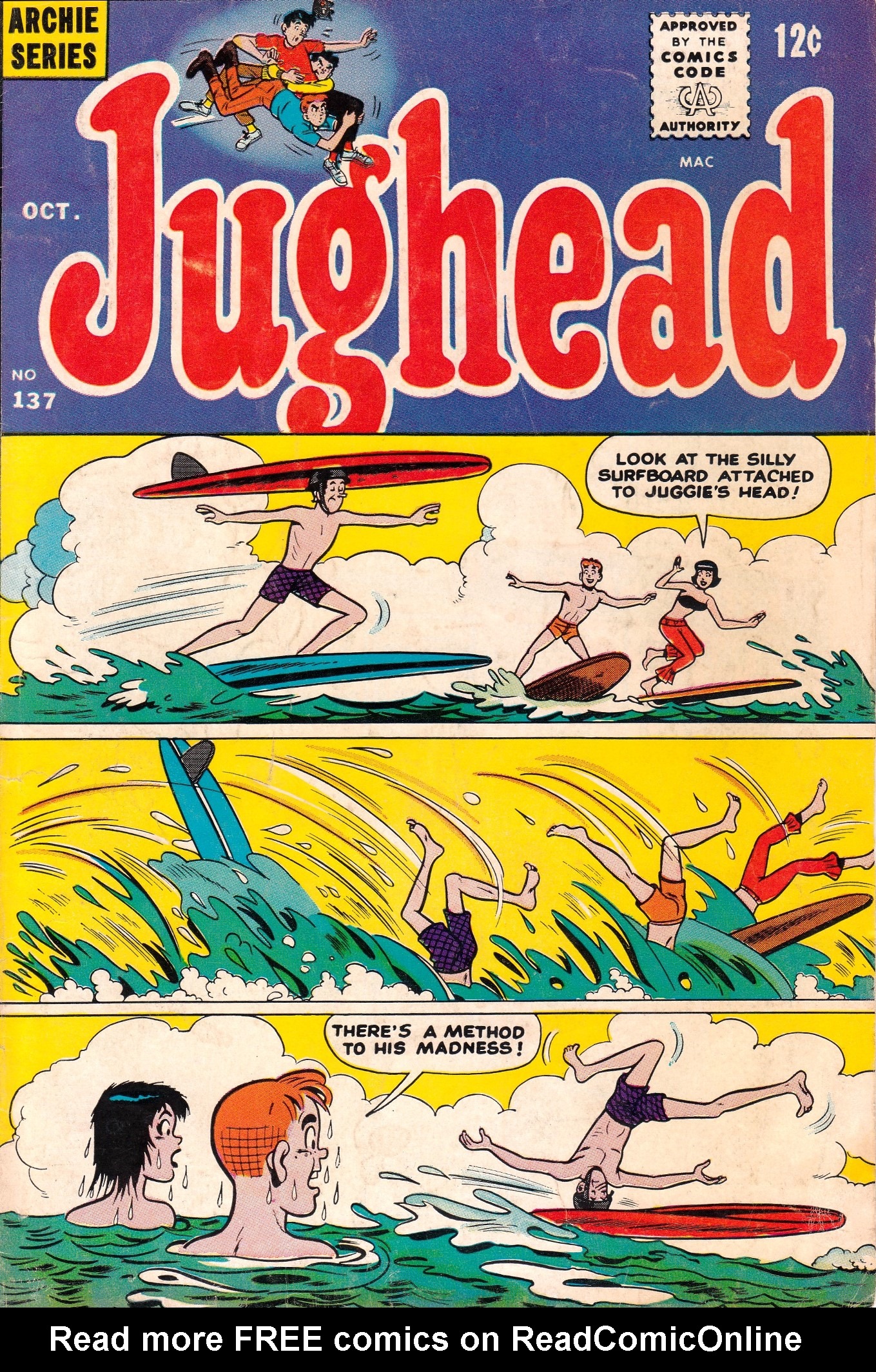 Read online Jughead (1965) comic -  Issue #137 - 1