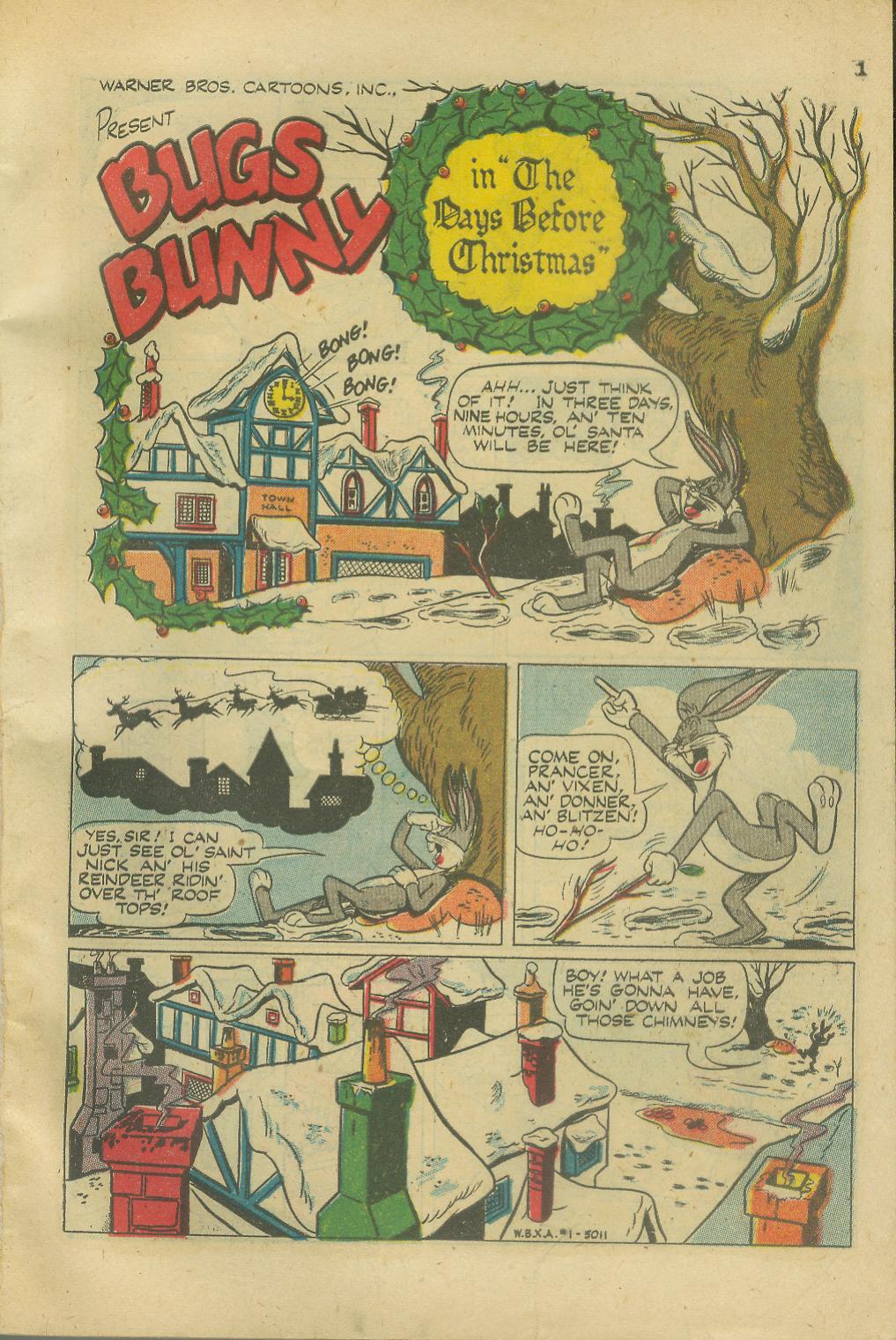 Read online Bugs Bunny's Christmas Funnies comic -  Issue # TPB 1 - 3