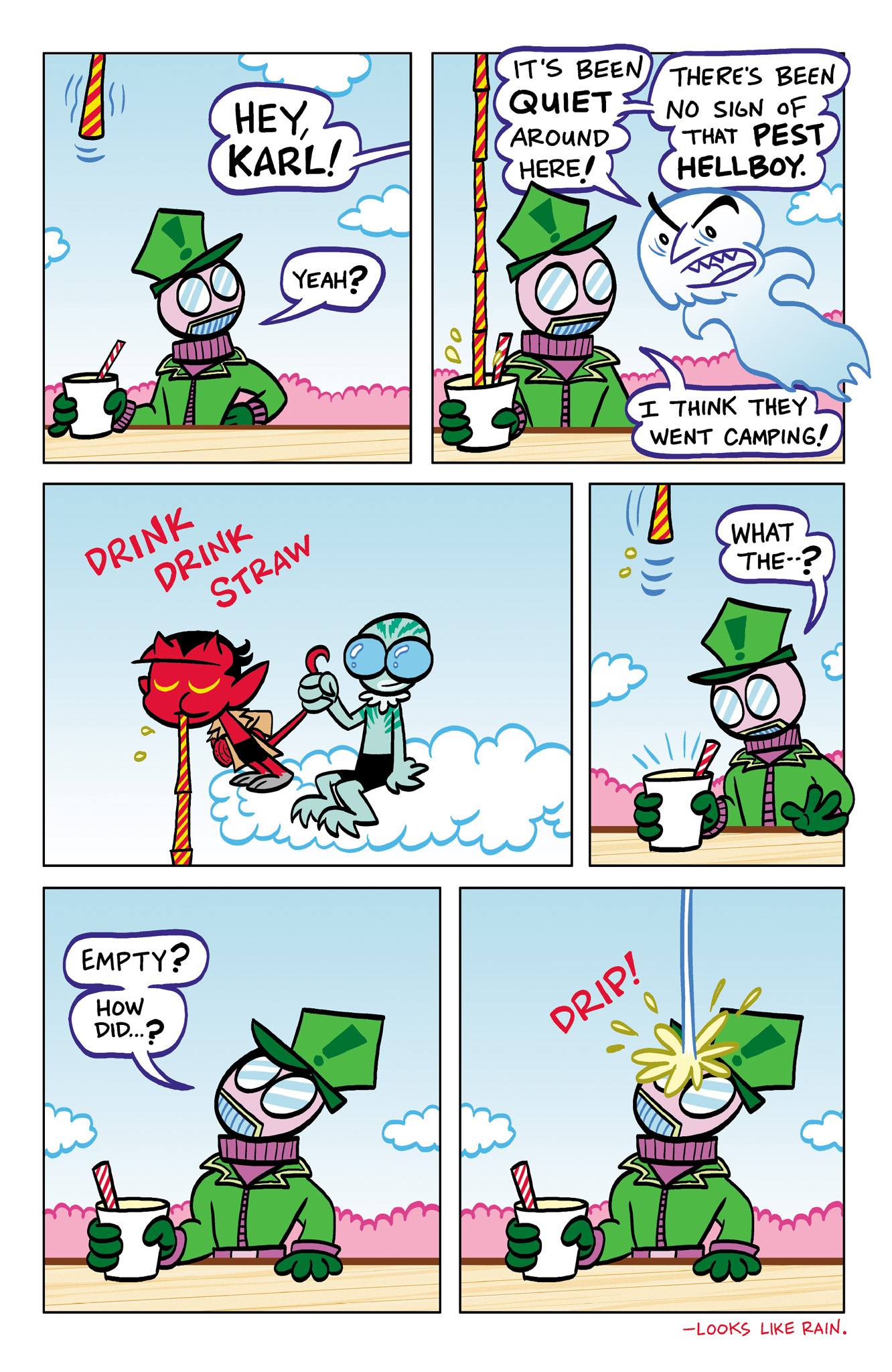 Read online Itty Bitty Hellboy comic -  Issue #4 - 17