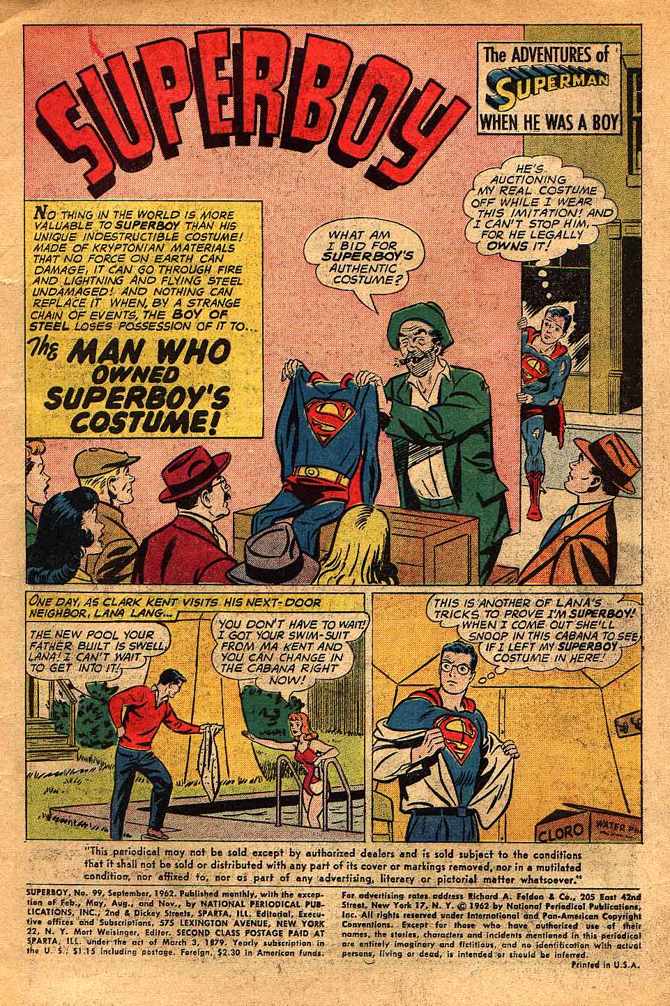 Read online Superboy (1949) comic -  Issue #99 - 2