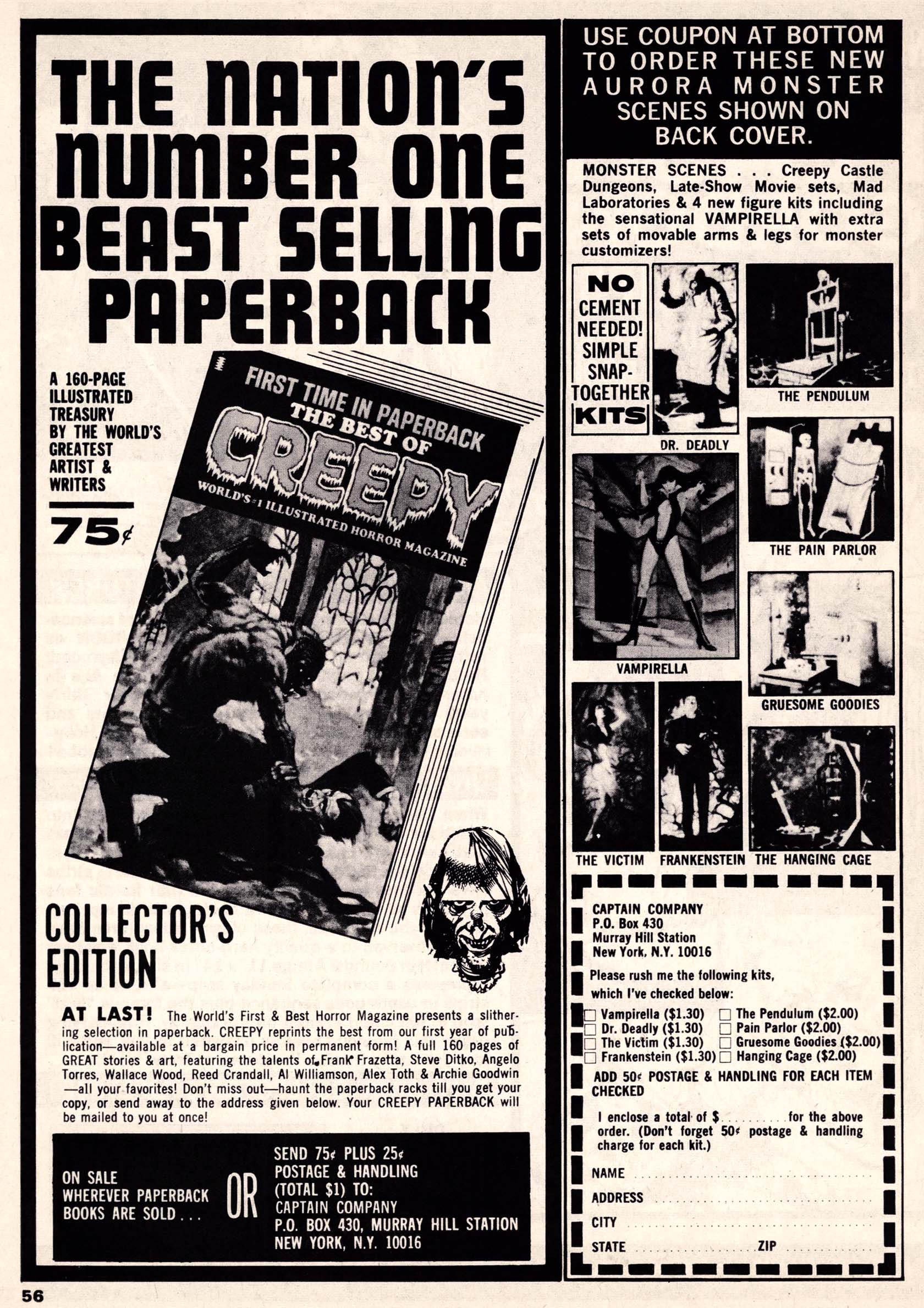 Read online Vampirella (1969) comic -  Issue # Annual 1972 - 56
