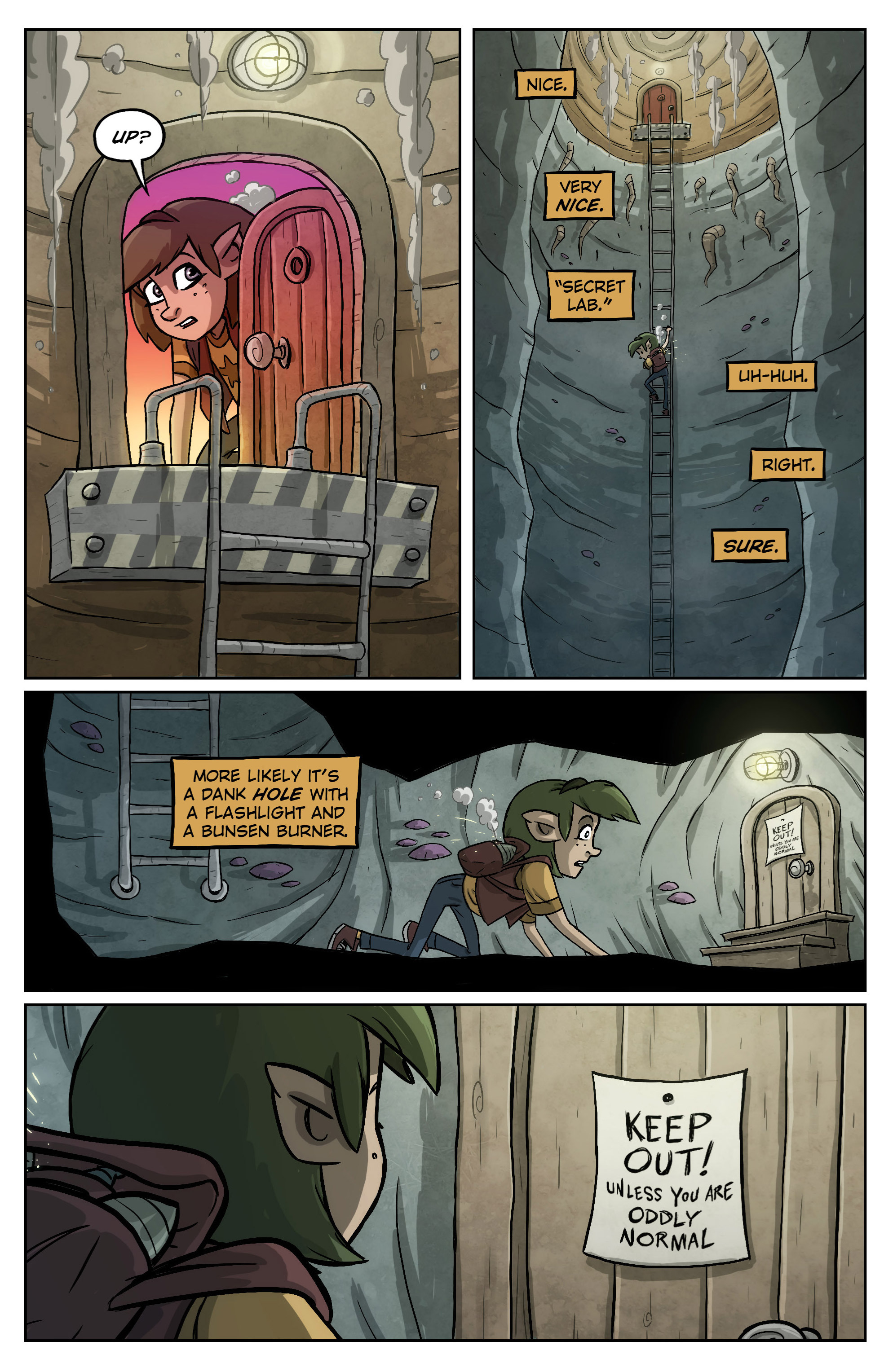 Read online Oddly Normal (2014) comic -  Issue #8 - 9