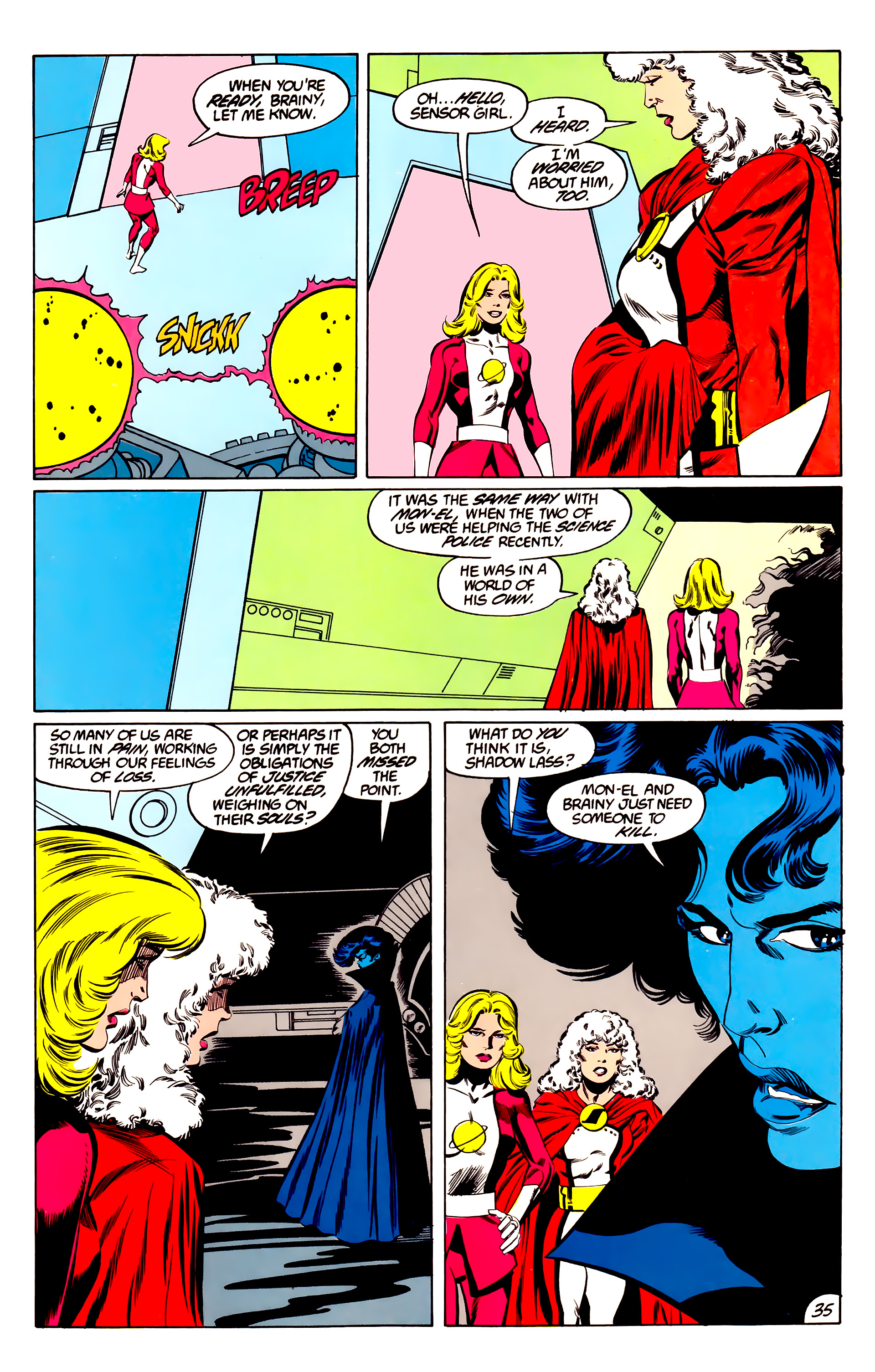 Read online Legion of Super-Heroes (1984) comic -  Issue #45 - 36