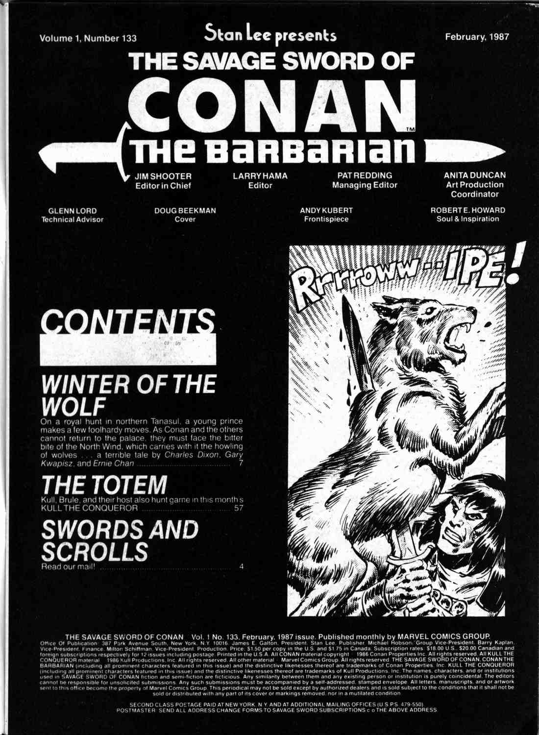 The Savage Sword Of Conan issue 133 - Page 2