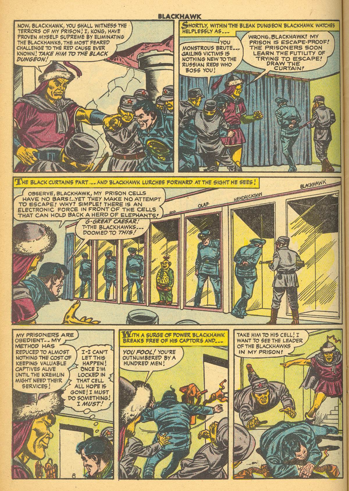 Read online Blackhawk (1957) comic -  Issue #92 - 10