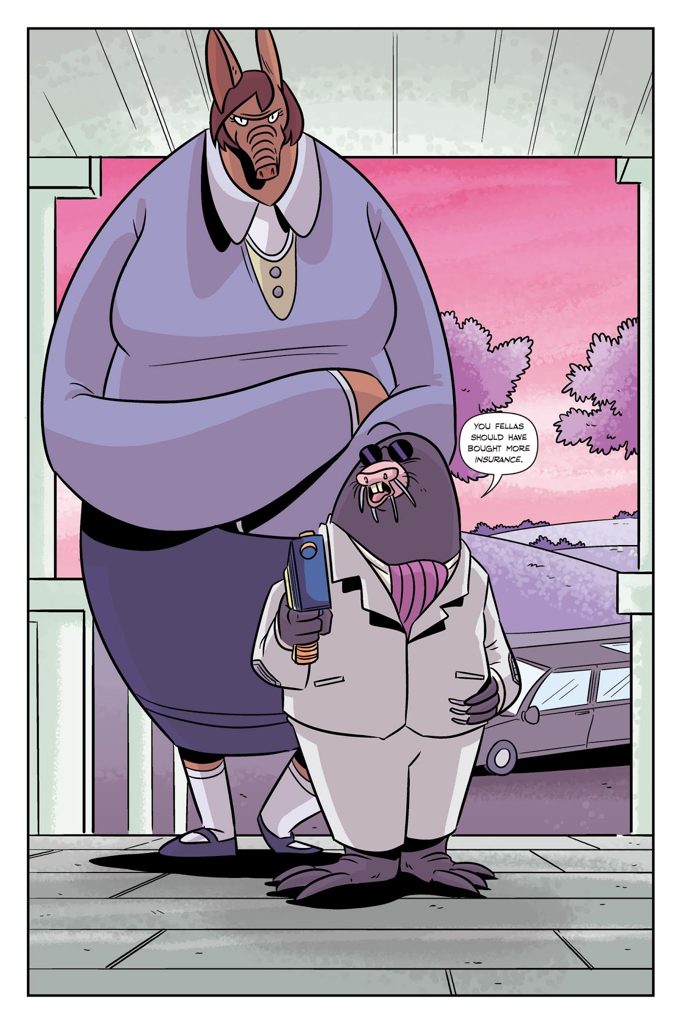 Read online Regular Show: Noir Means Noir, Buddy comic -  Issue # TPB (Part 2) - 12