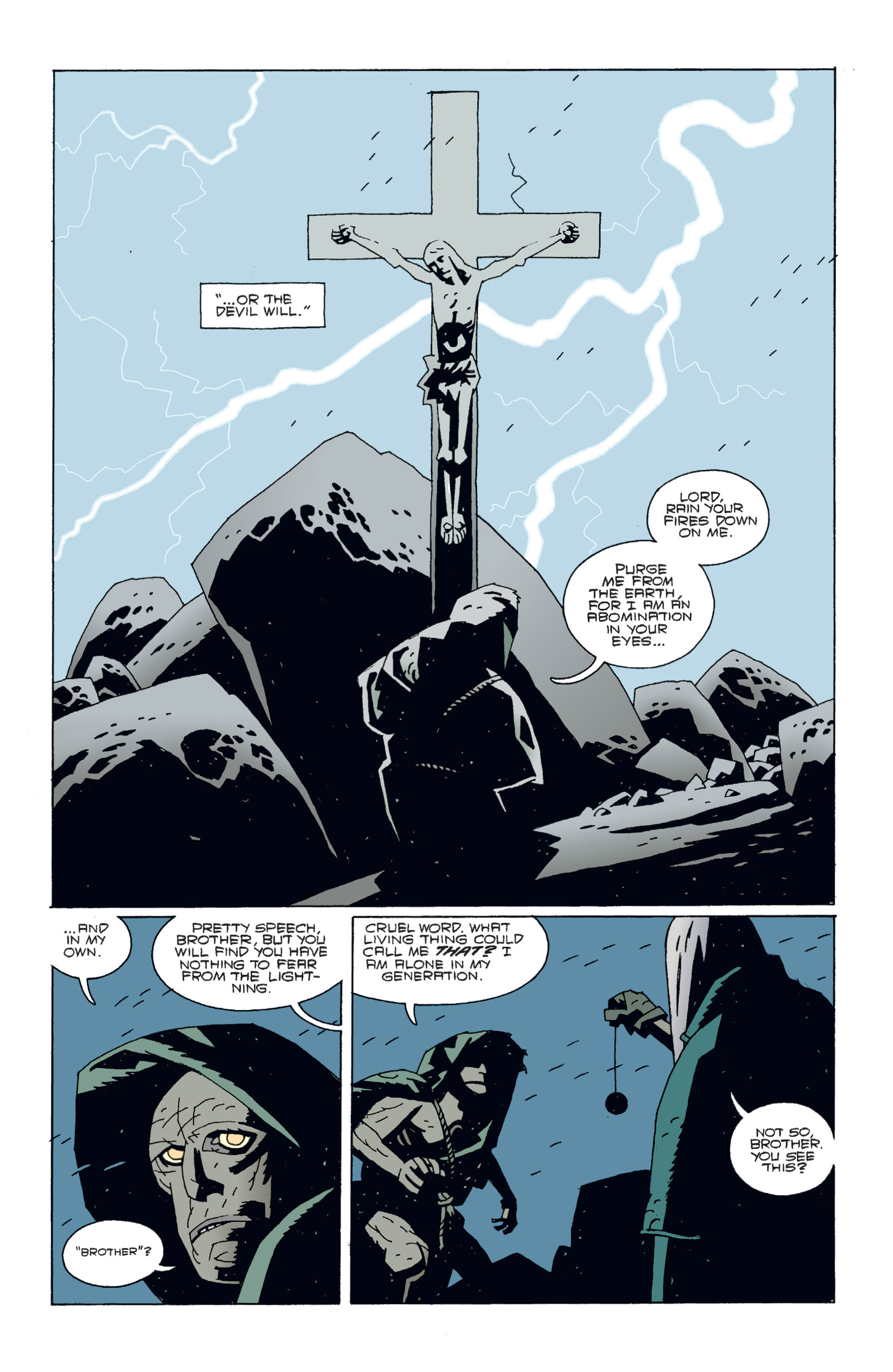 Read online Hellboy comic -  Issue #3 - 132