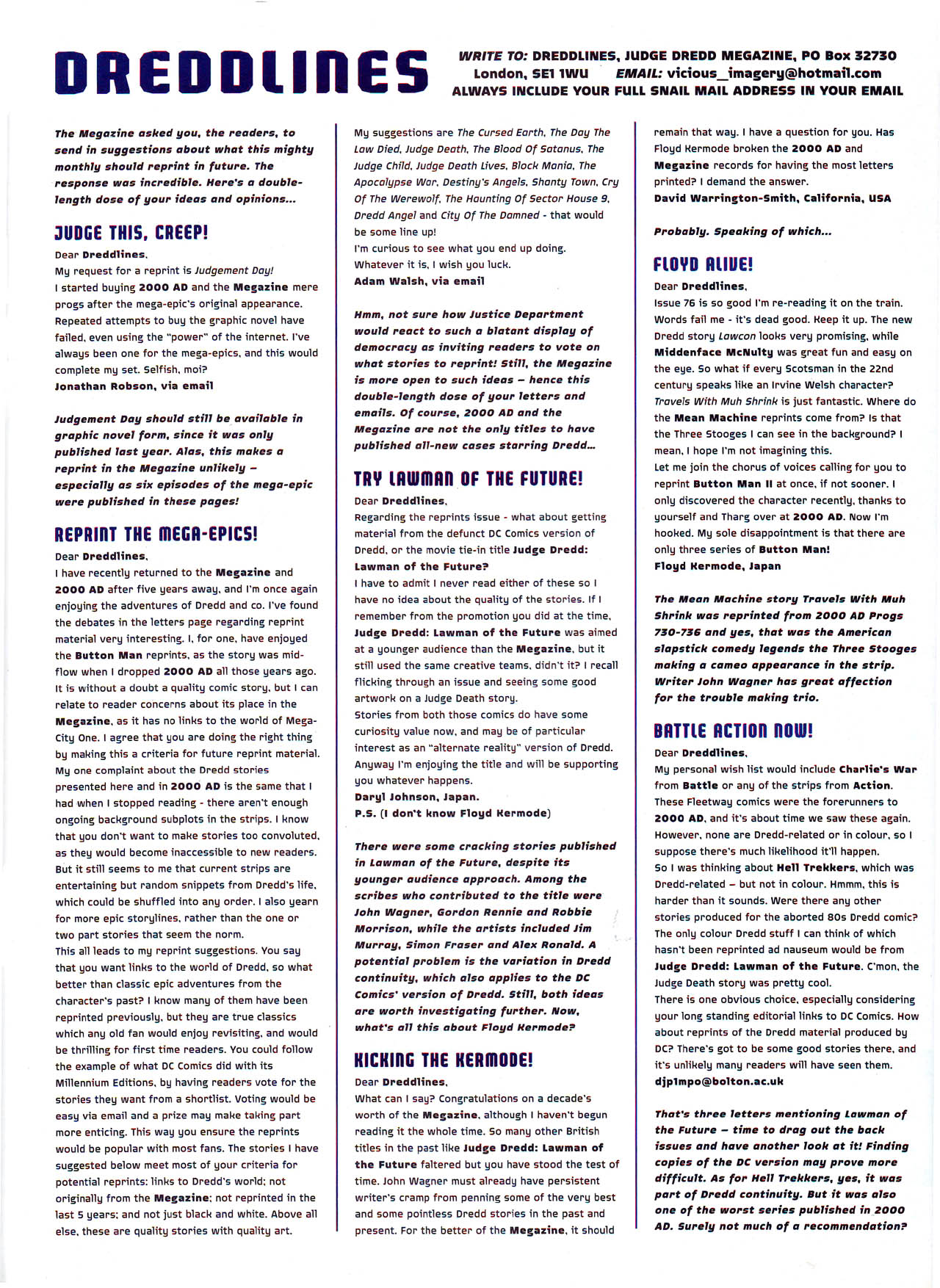 Read online Judge Dredd Megazine (vol. 3) comic -  Issue #78 - 25