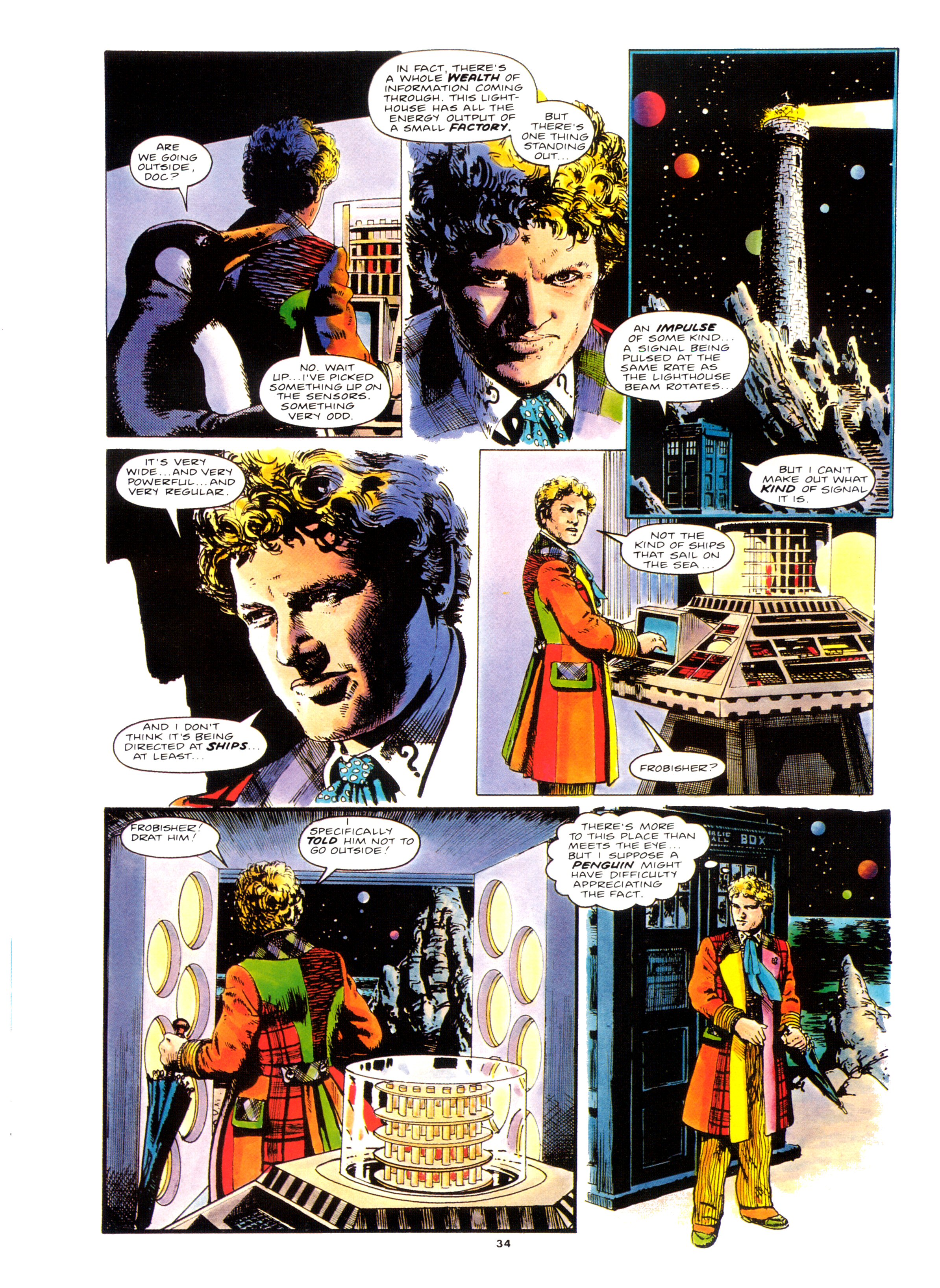 Read online Marvel Graphic Novel comic -  Issue #1 Doctor Who - Voyager - 17