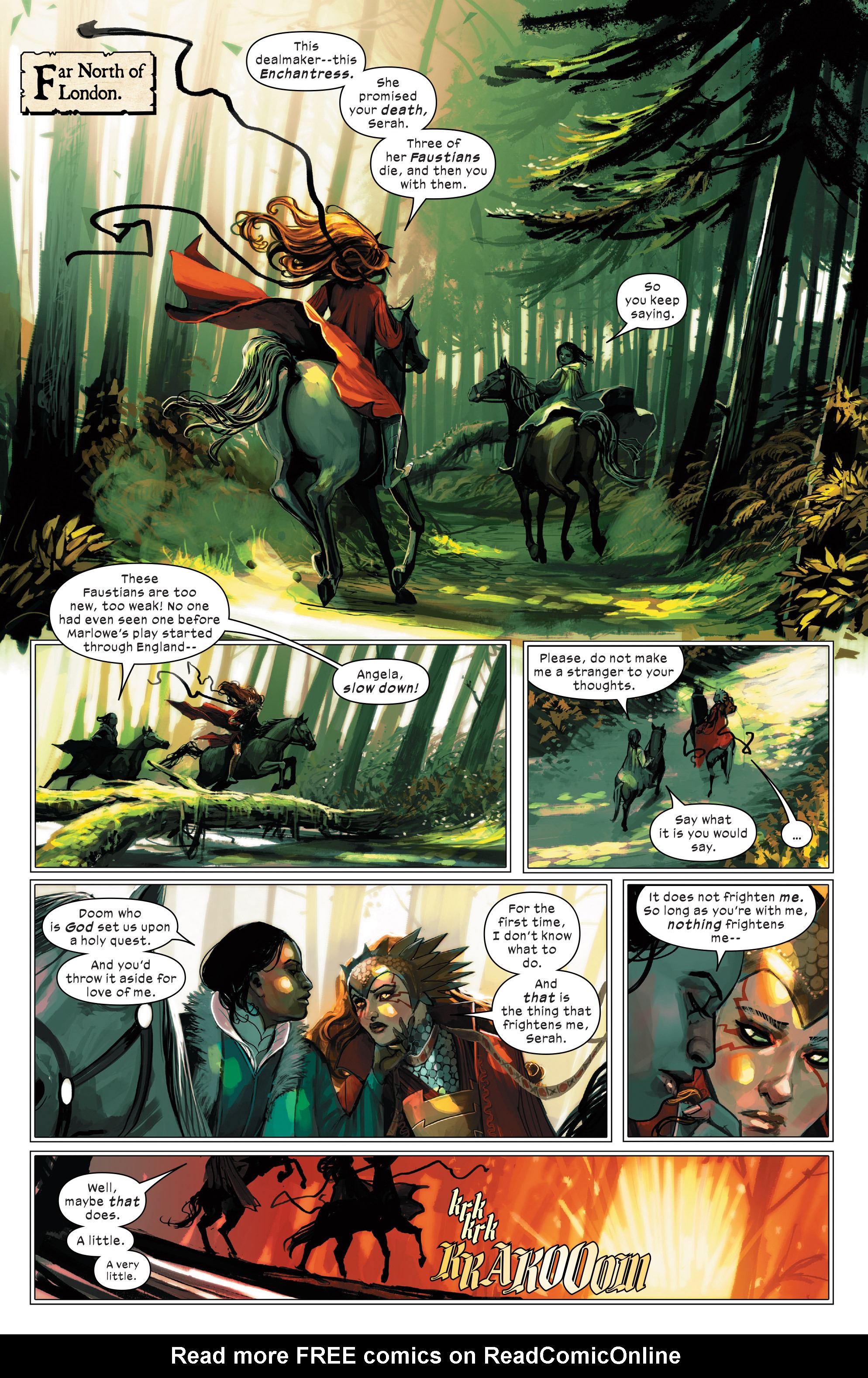 Read online 1602 Witch Hunter Angela comic -  Issue #2 - 4