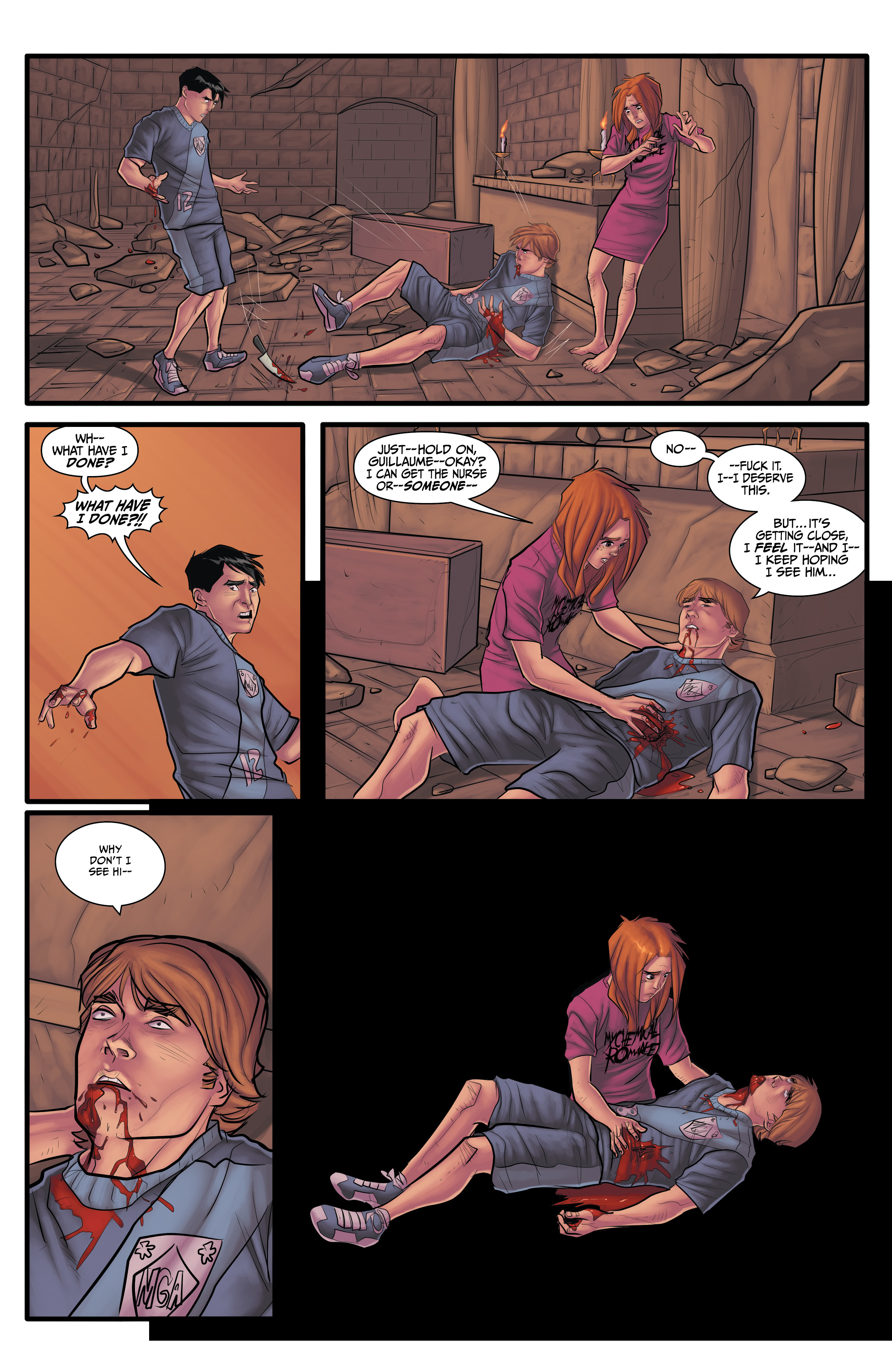 Read online Morning Glories comic -  Issue #50 - 42