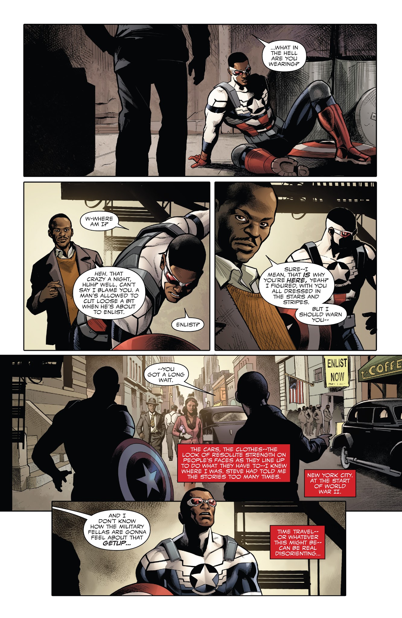 Read online Generations: Sam Wilson Captain America & Steve Rogers Captain America comic -  Issue # Full - 5