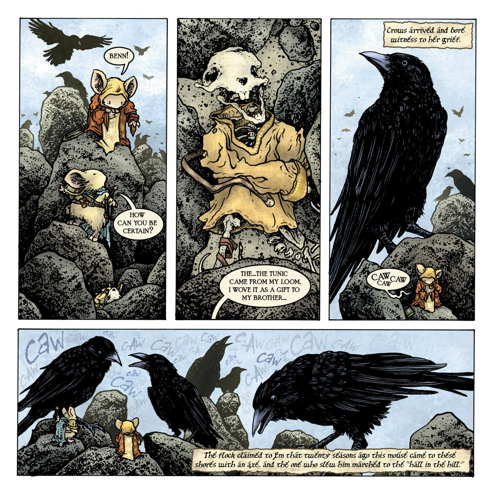 Read online Mouse Guard: The Black Axe comic -  Issue #3 - 6