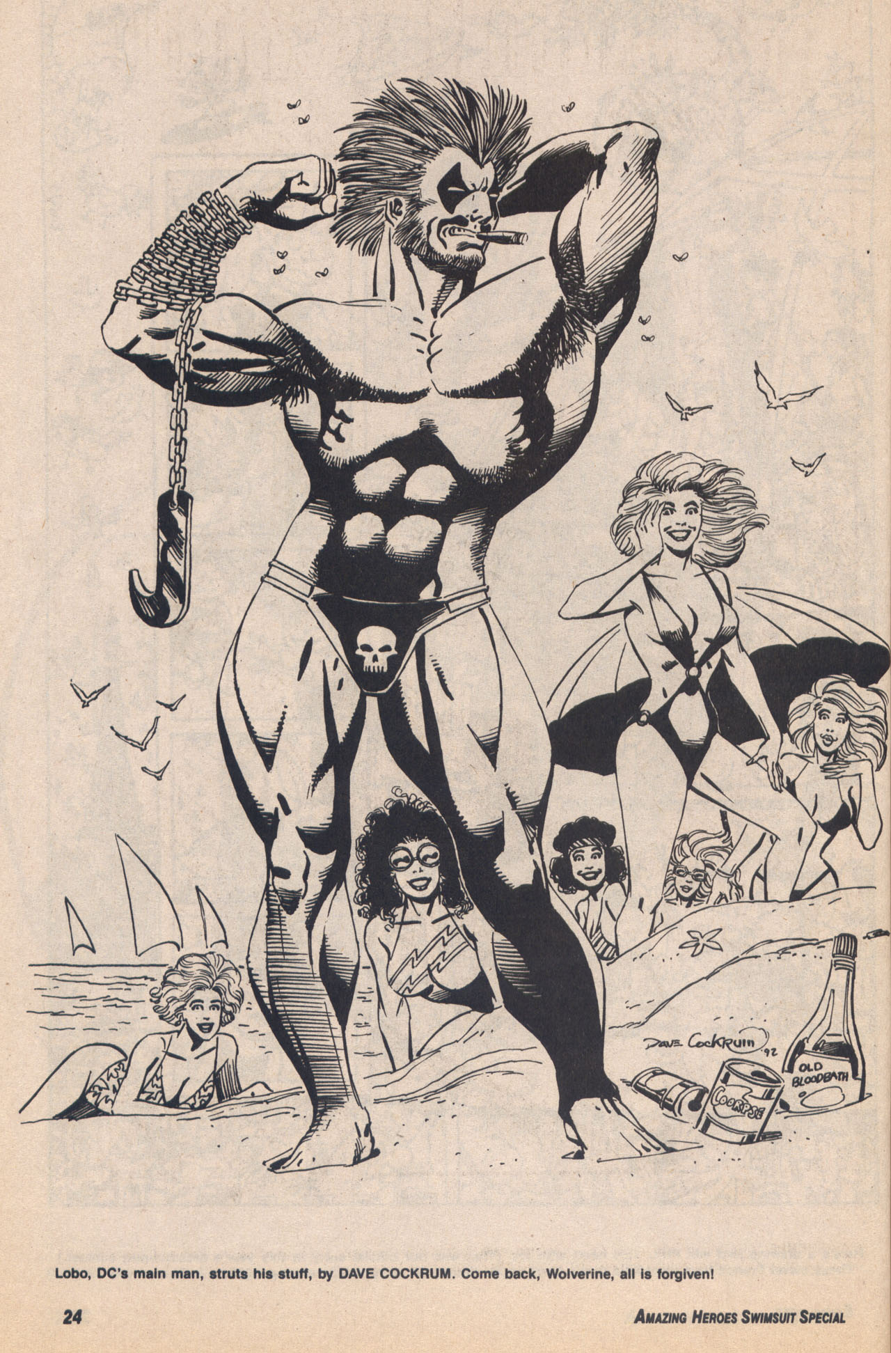 Read online Amazing Heroes Swimsuit Special comic -  Issue # TPB 3 - 24