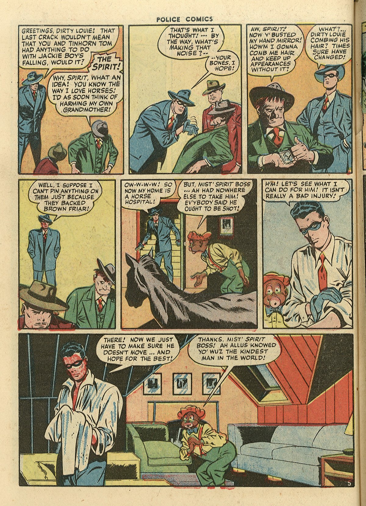 Read online Police Comics comic -  Issue #57 - 56