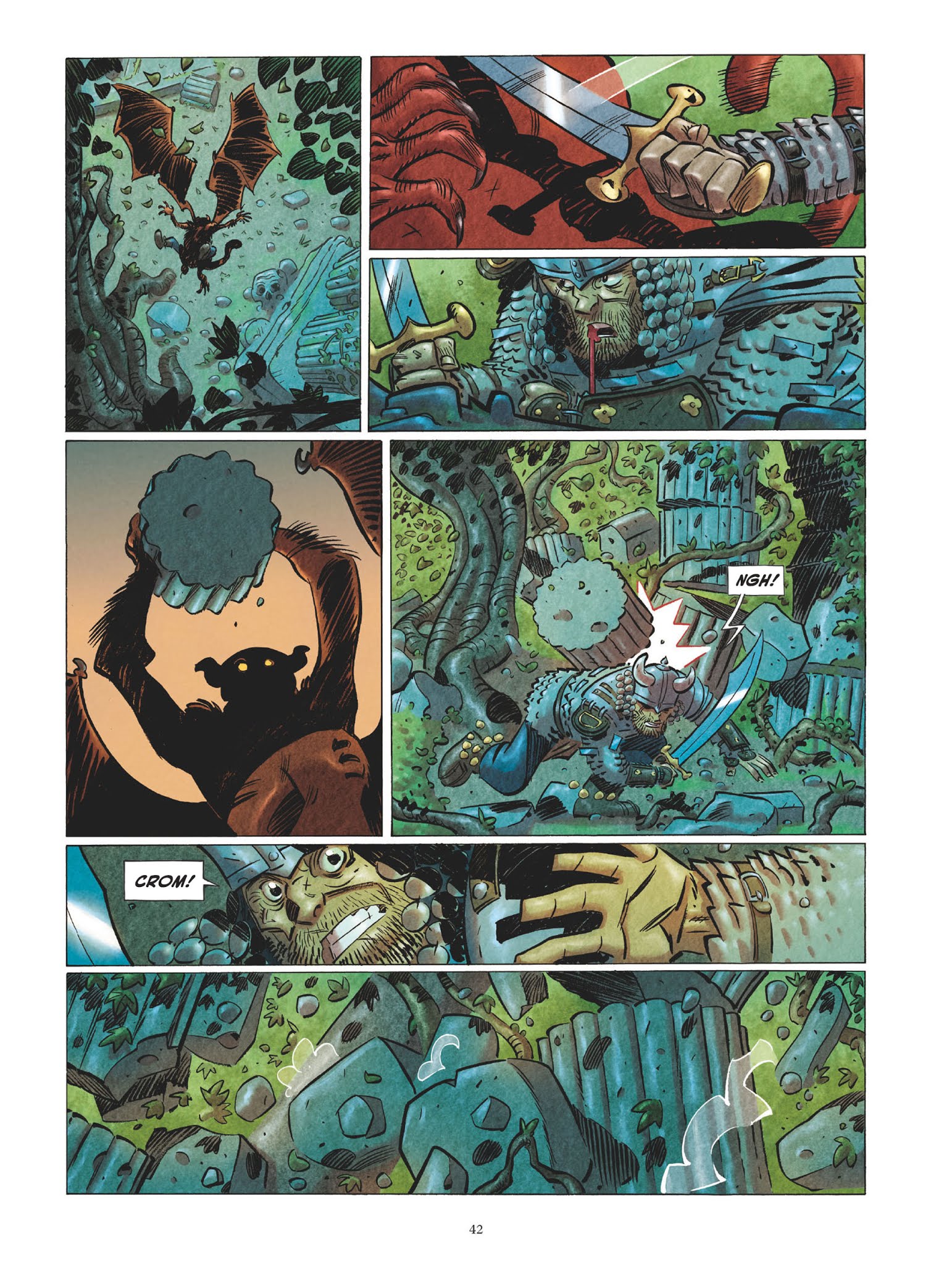 Read online Conan le Cimmérien - La Reine de la côte noire comic -  Issue #1 - 42