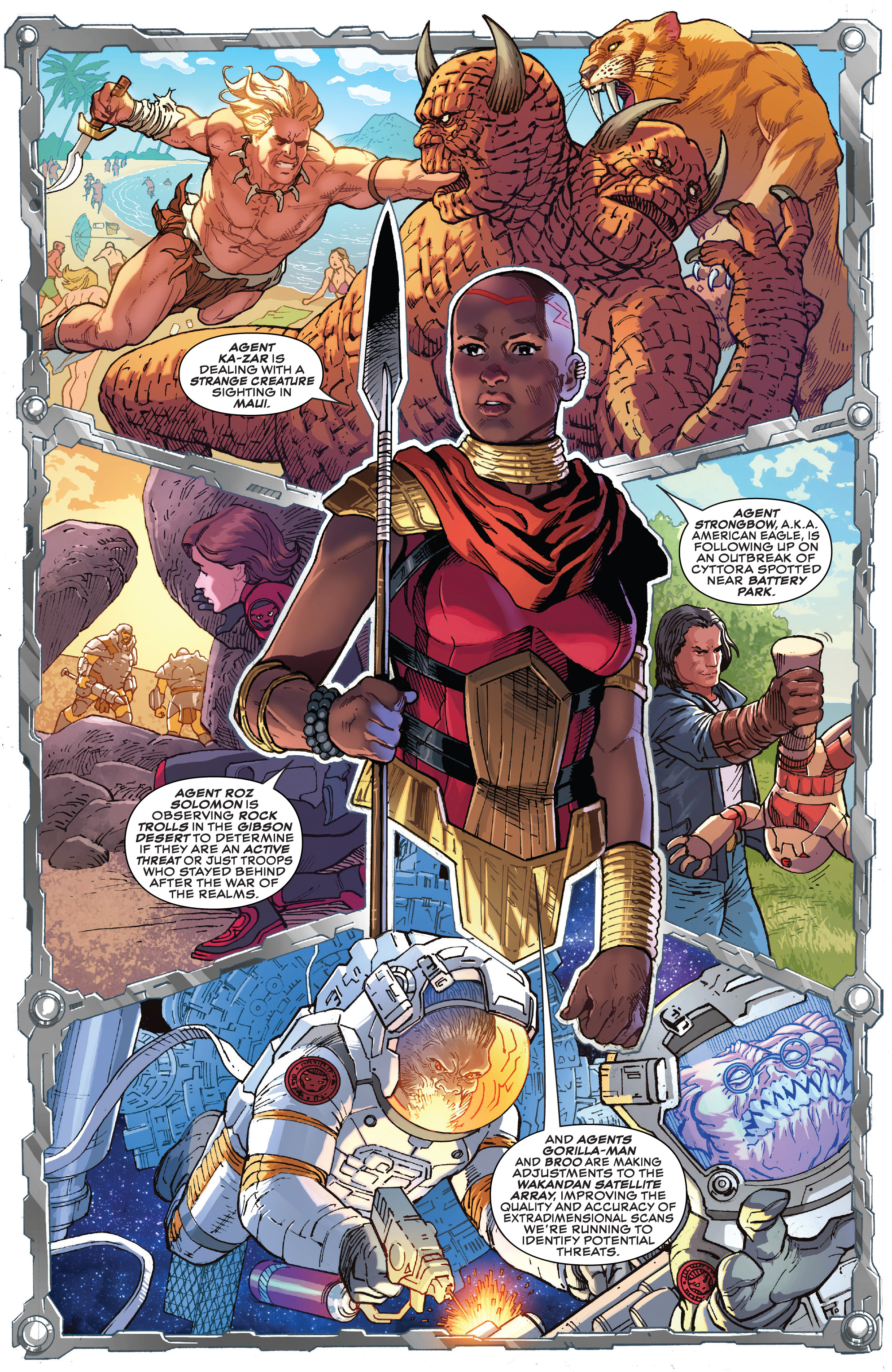 Read online Black Panther and the Agents of Wakanda comic -  Issue #1 - 12
