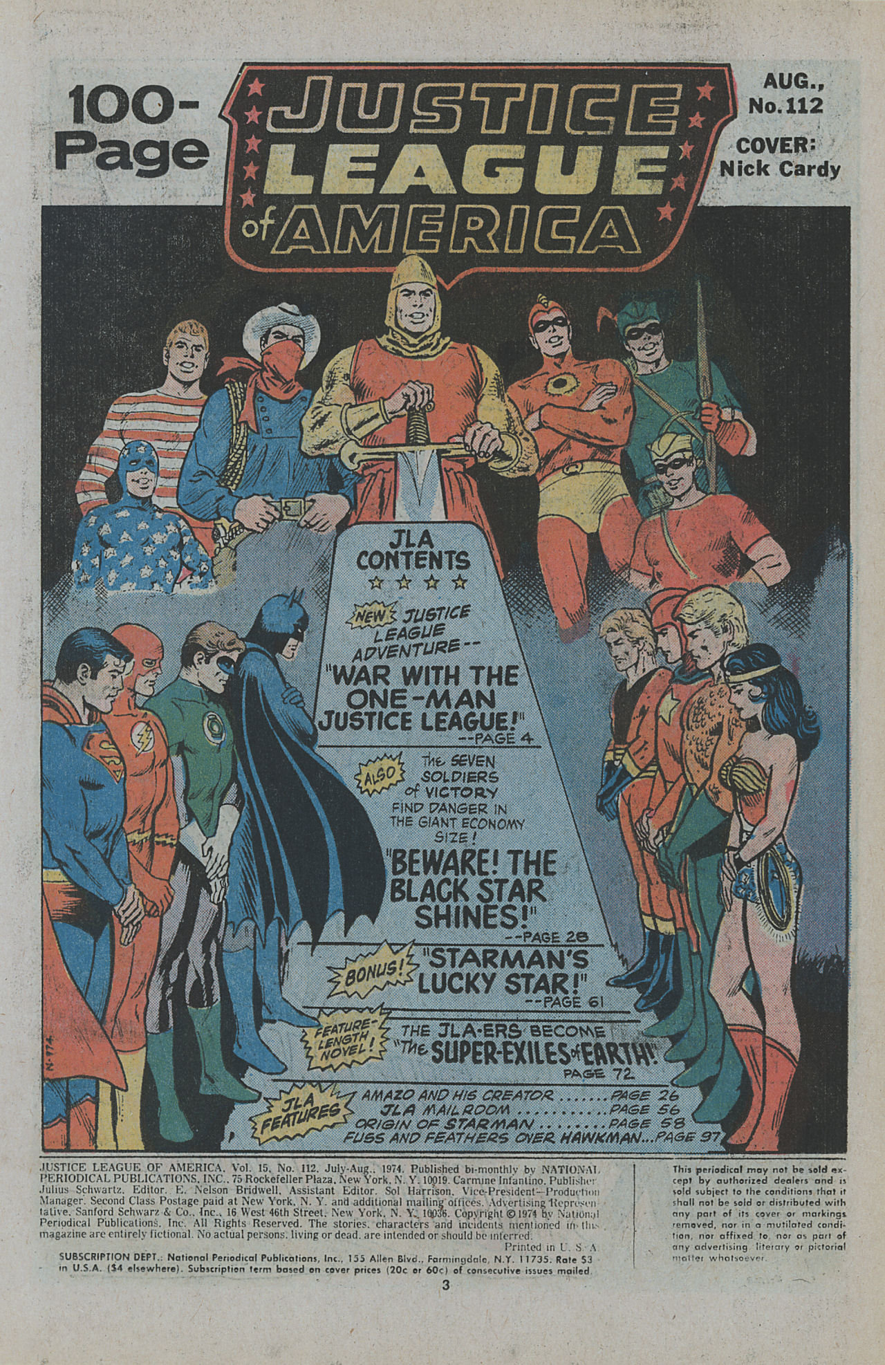 Read online Justice League of America (1960) comic -  Issue #112 - 2