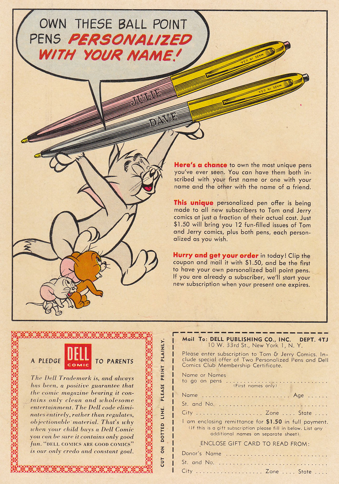 Read online Tom & Jerry Comics comic -  Issue #153 - 35