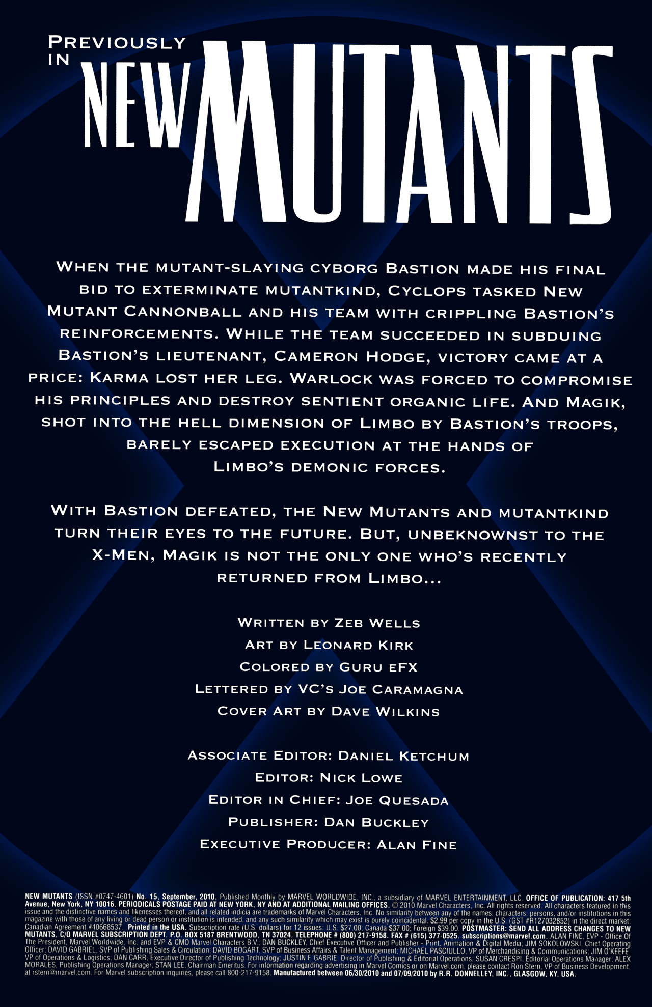 Read online New Mutants (2009) comic -  Issue #15 - 3